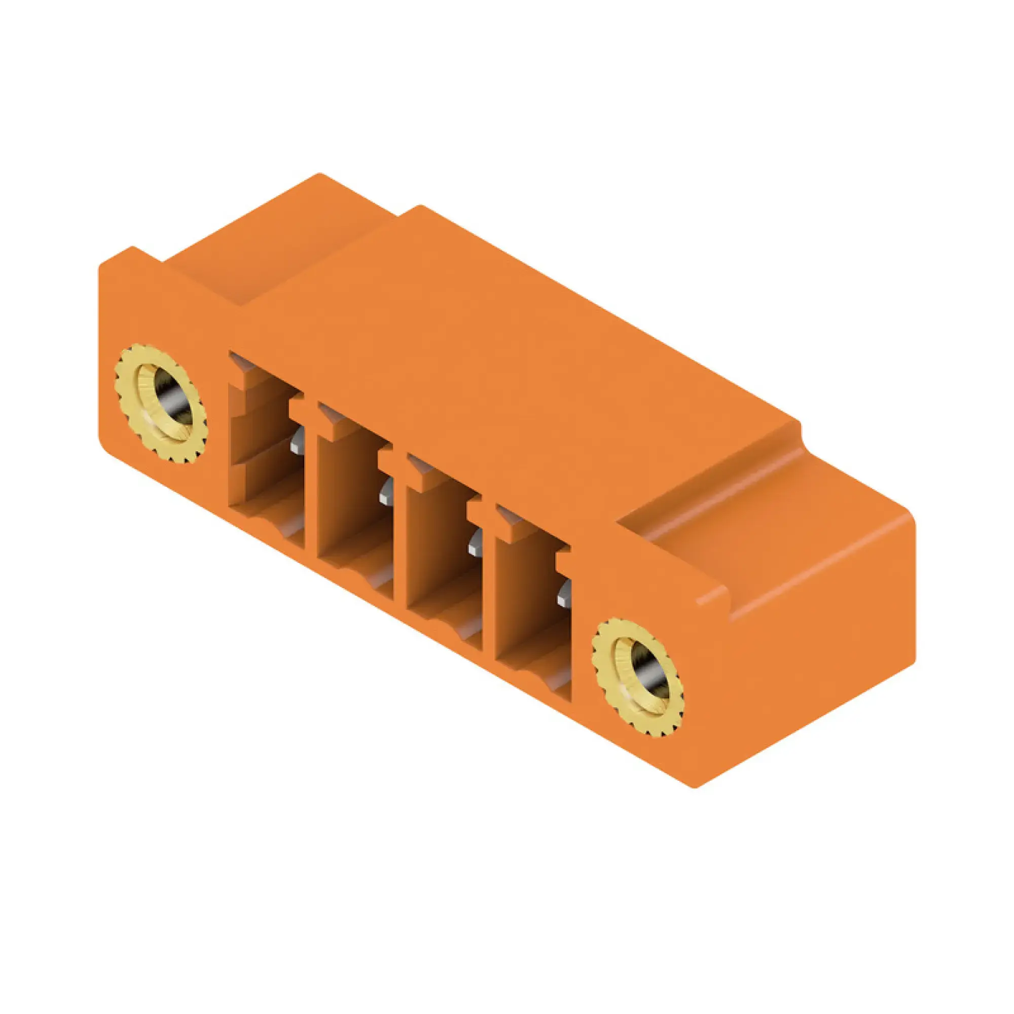 Weidmüller 1942470000 PCB connector (board connection), 160 V, 17.5 A, Pitch in mm: 3.81, Number of poles: 4, THT solder connection, Box (img_001)