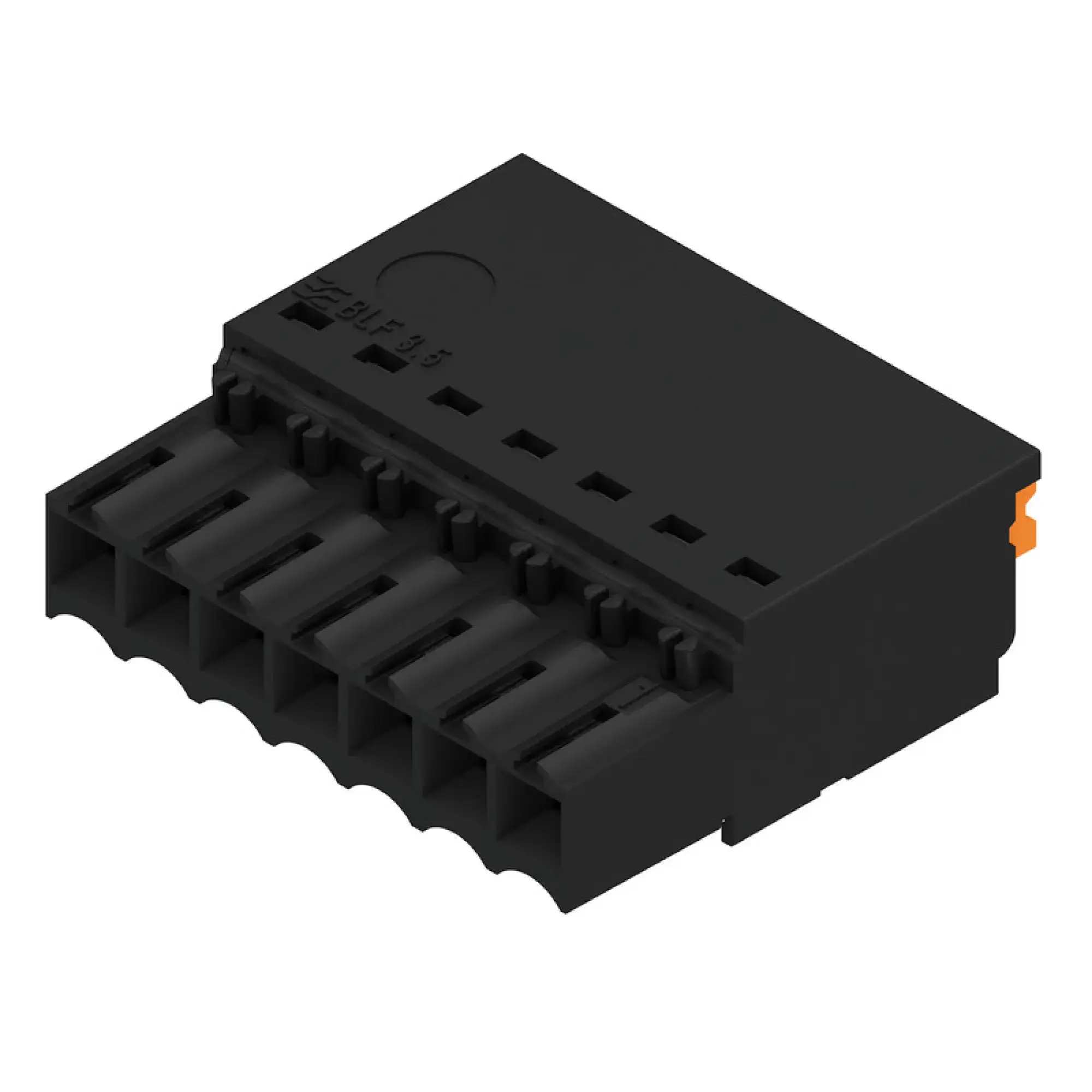 Weidmüller 2459330000 PCB connector (wire connection), 160 V, 17.5 A, Pitch in mm: 3.50, 1.5 mm², Number of poles: 7, PUSH IN with actuator, Box (img_001)