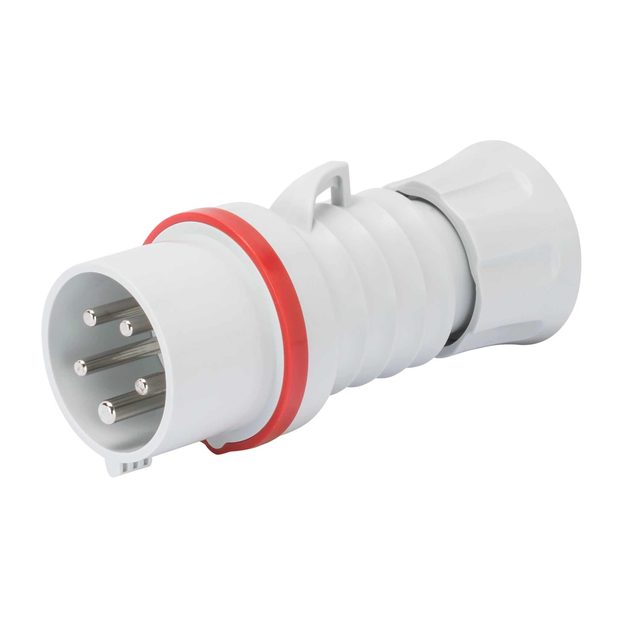 GEWISS GW60019H STRAIGHT PLUG HP - IP44/IP54 - 3P+E 32A 380-415V 50/60HZ - RED - 6H - SCREW WIRING (img_001)