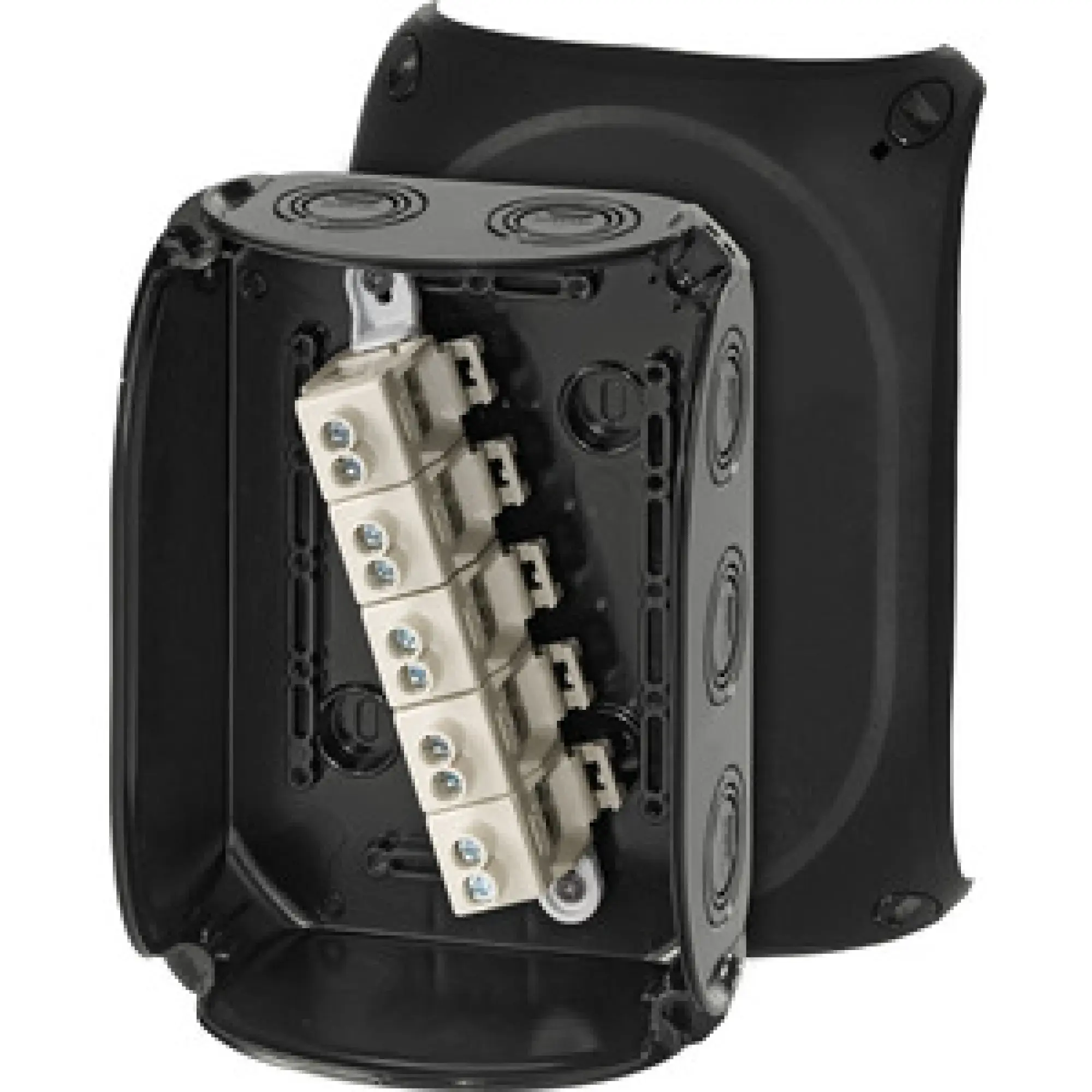 Hensel 62000062 Kabelabzweigkasten 2,5-10 qmm 3ph., 16 qmm 1ph., 5pol., schwarz KF 1010 B (img_002) Hensel 62000062 Kabelabzweigkasten 2,5-10 qmm 3ph., 16 qmm 1ph., 5pol., schwarz KF 1010 B (img_002)