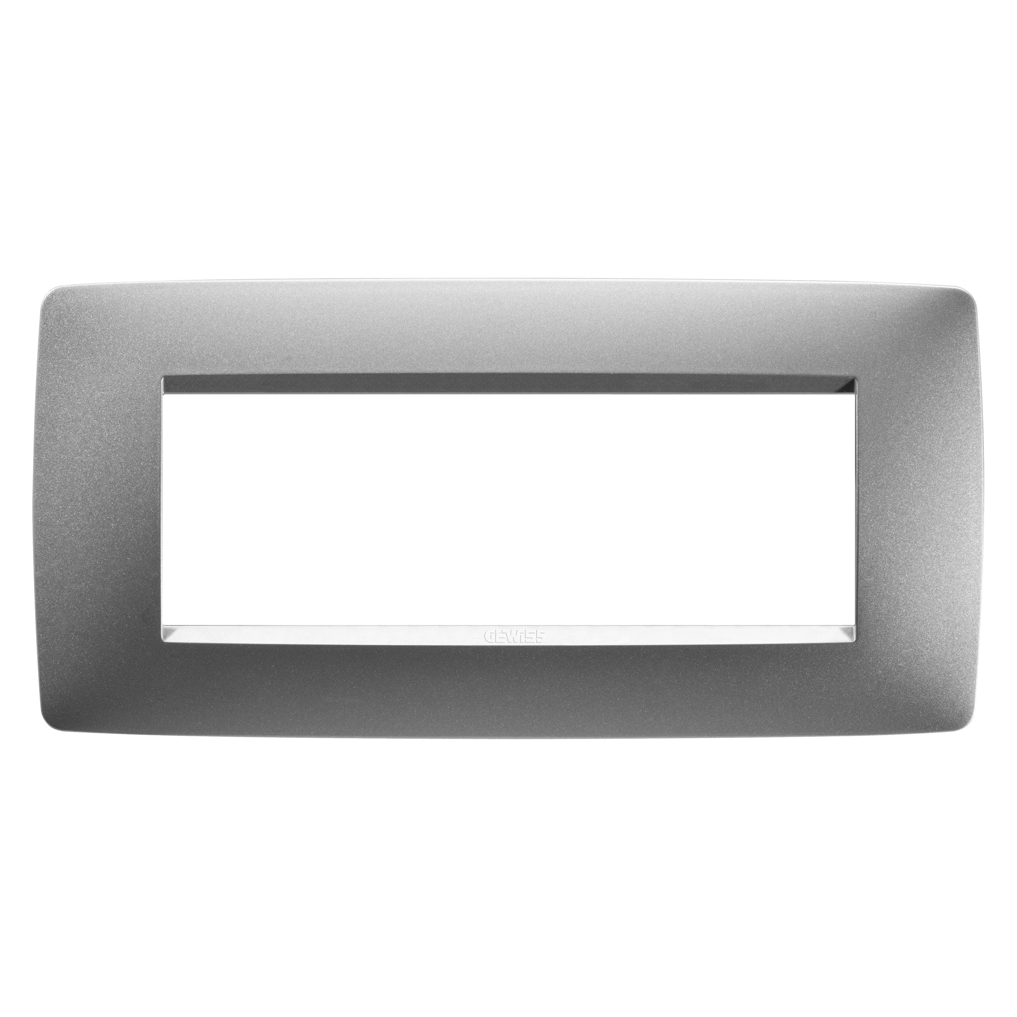 GEWISS GW16106VT ONE PLATE - IN PAINTED TECHNOPOLYMER - 6 MODULES - TITANIUM - CHORUSMART (img_001) GEWISS GW16106VT ONE PLATE - IN PAINTED TECHNOPOLYMER - 6 MODULES - TITANIUM - CHORUSMART (img_001)