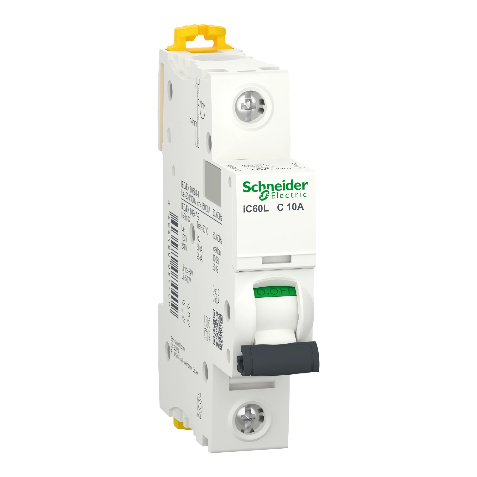 Schneider Electric A9F94110 Circuit breaker iC60L, 1P, 10A, C characteristic, 25kA (img_001) Schneider Electric A9F94110 Circuit breaker iC60L, 1P, 10A, C characteristic, 25kA (img_001)