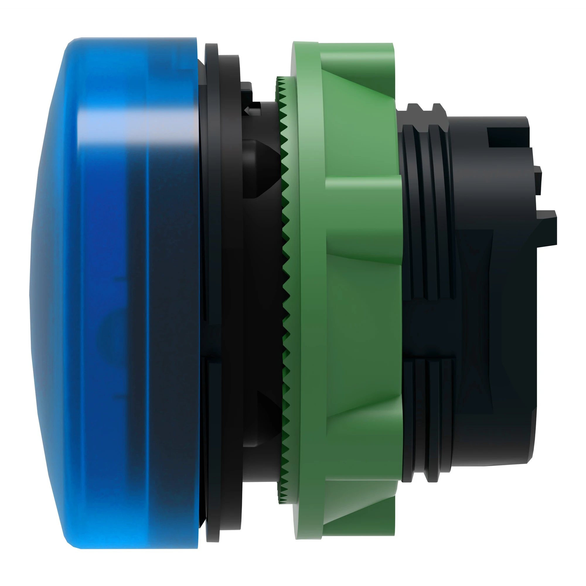 Schneider Electric ZB5AV063S Signal indicator, front element, Harmony XB5, plastic, 22mm, blue, for universal LEDs, grooved dome (img_004) Schneider Electric ZB5AV063S Signal indicator, front element, Harmony XB5, plastic, 22mm, blue, for universal LEDs, grooved dome (img_004)