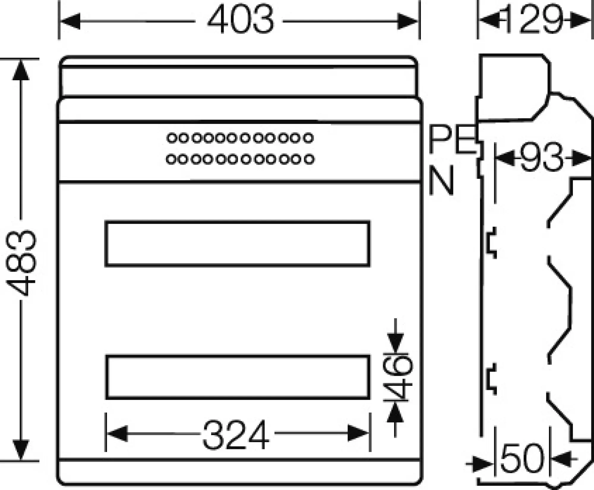 Hensel 6100227 KV 90-Automatengehäuse 36 Teilungseinheiten (2x18x18mm), IP 54 KV 2536 (img_002) Hensel 6100227 KV 90-Automatengehäuse 36 Teilungseinheiten (2x18x18mm), IP 54 KV 2536 (img_002)