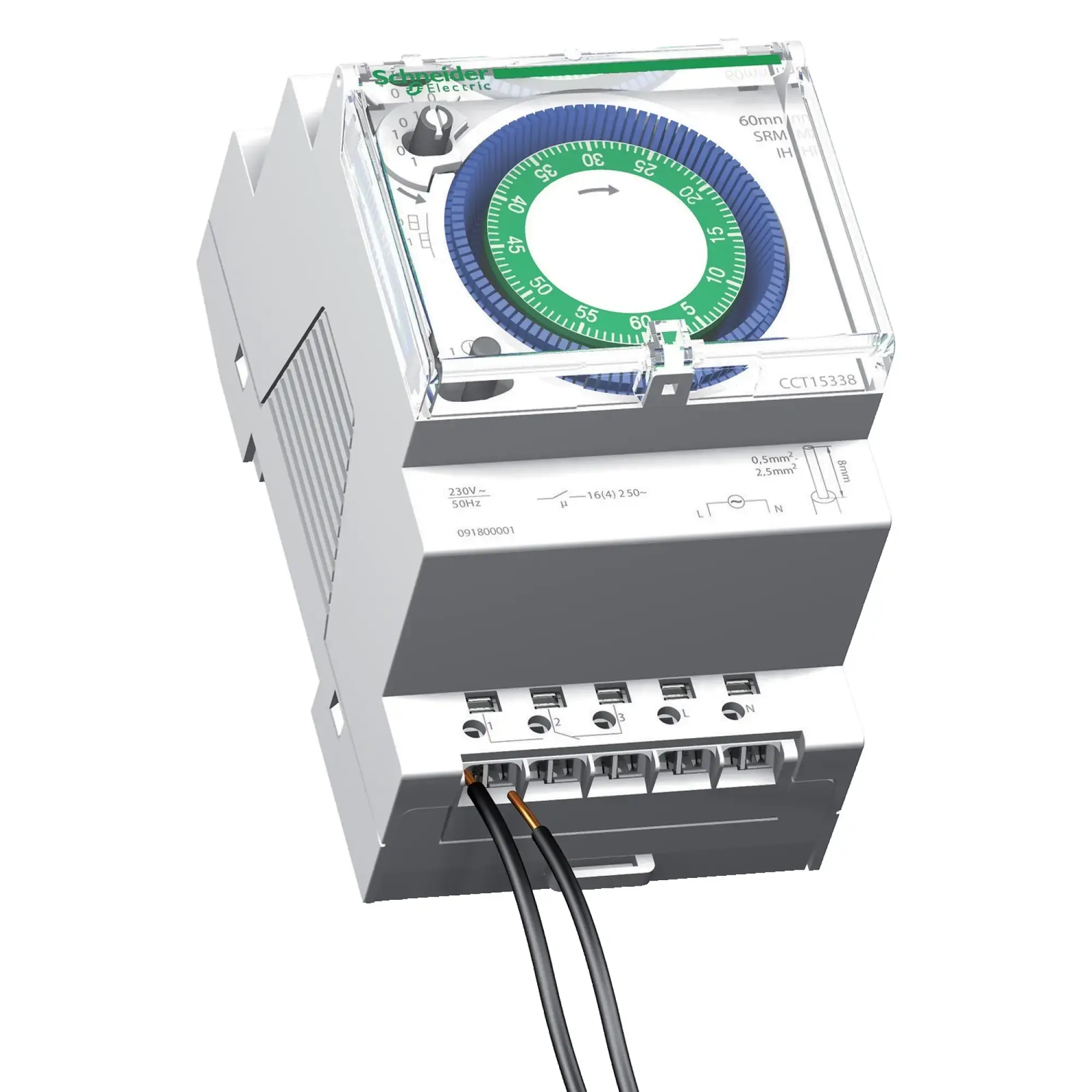 Schneider Electric CCT15338 Mechanical Timer Switch, IH 60mn 1c SRM, 60min, without Memory (img_002) Schneider Electric CCT15338 Mechanical Timer Switch, IH 60mn 1c SRM, 60min, without Memory (img_002)