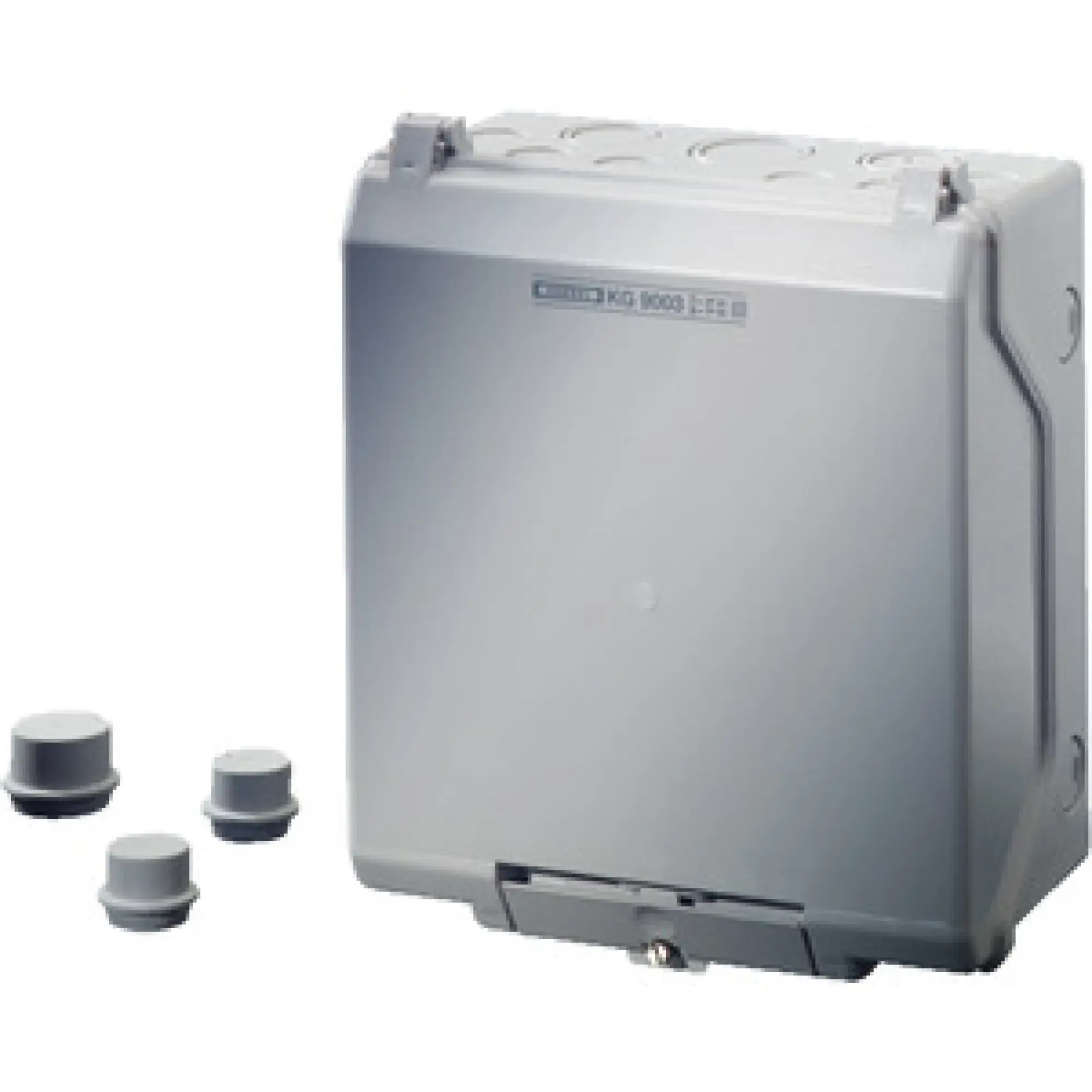 Hensel 33001002 KV-Leergehäuse, Einbaumasse bei eingeb. Montageplatte 182x205x95 mm KG 9003 IN (img_001)