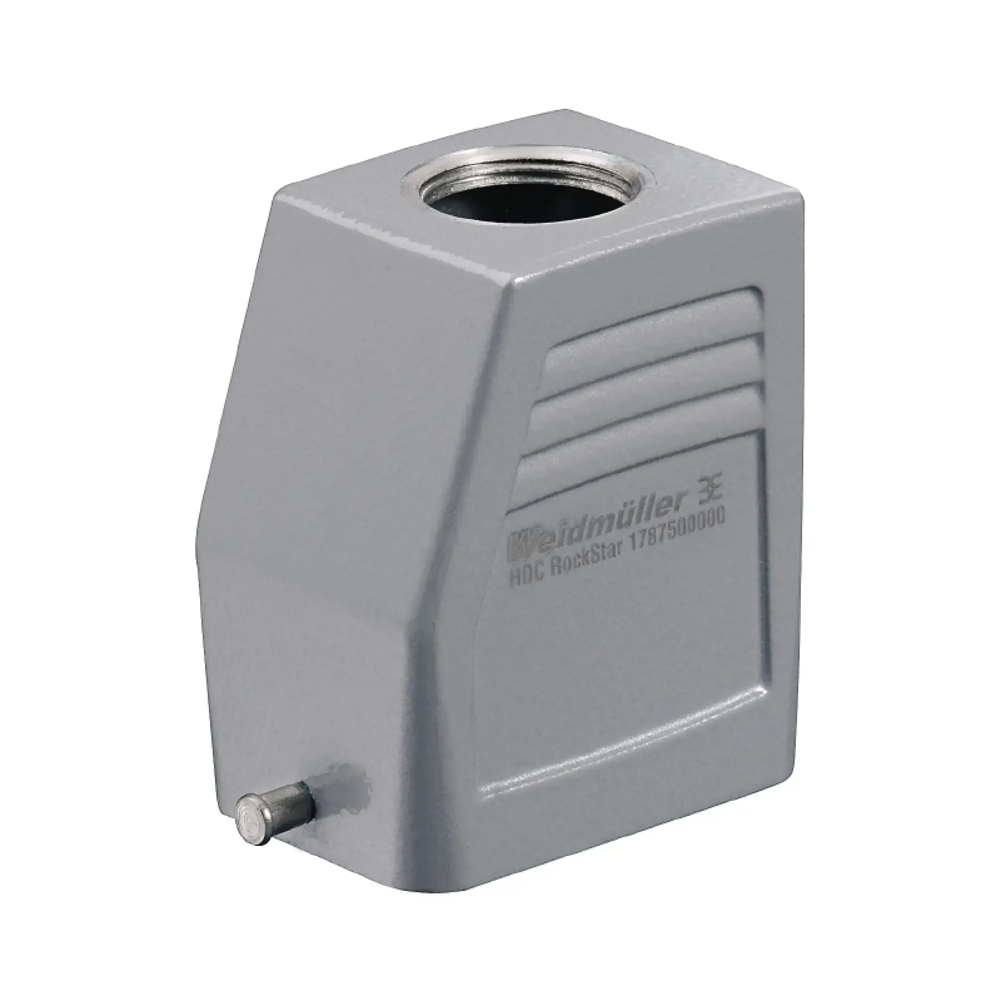 Weidmüller 1787500000 Housing (industry plug-in connectors), Cable entry from top, Plug housing, End-locking clamp, lower side, Size: 3, IP65 (in plugged condition) (img_001)
