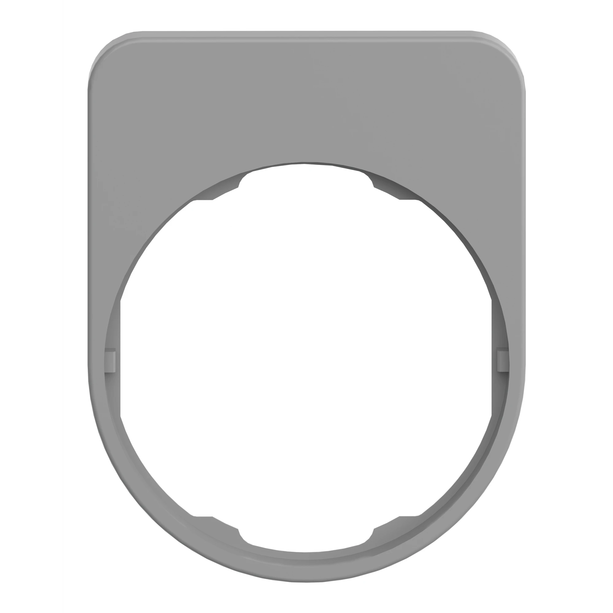 Schneider Electric ZBYFP2101C0 Label holder 40x50mm, without plate, unmarked, for Harmony 30mm, grey (img_005) Schneider Electric ZBYFP2101C0 Label holder 40x50mm, without plate, unmarked, for Harmony 30mm, grey (img_005)