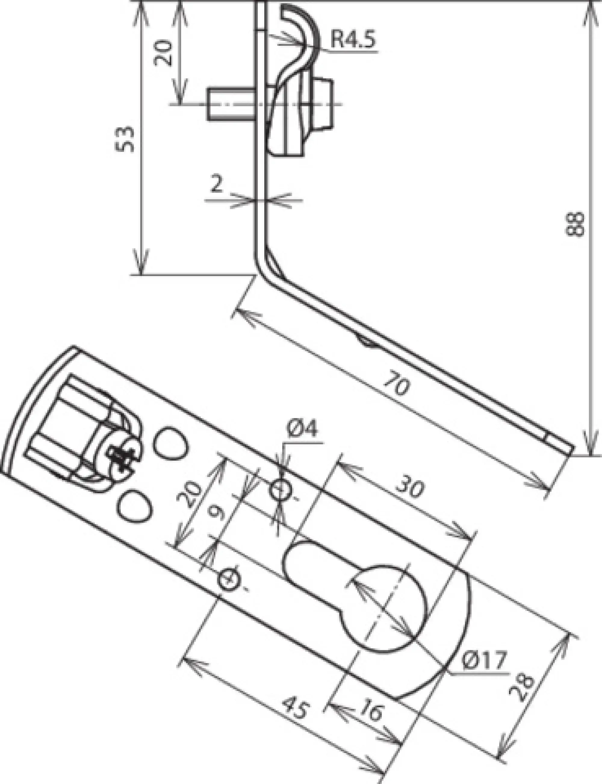 Dehn 202015 Roof cond. holder DEHNQUICK f. corrug. sheet roof prof. 5/8 f. Rd 6-10mm St/tZn (img_002)