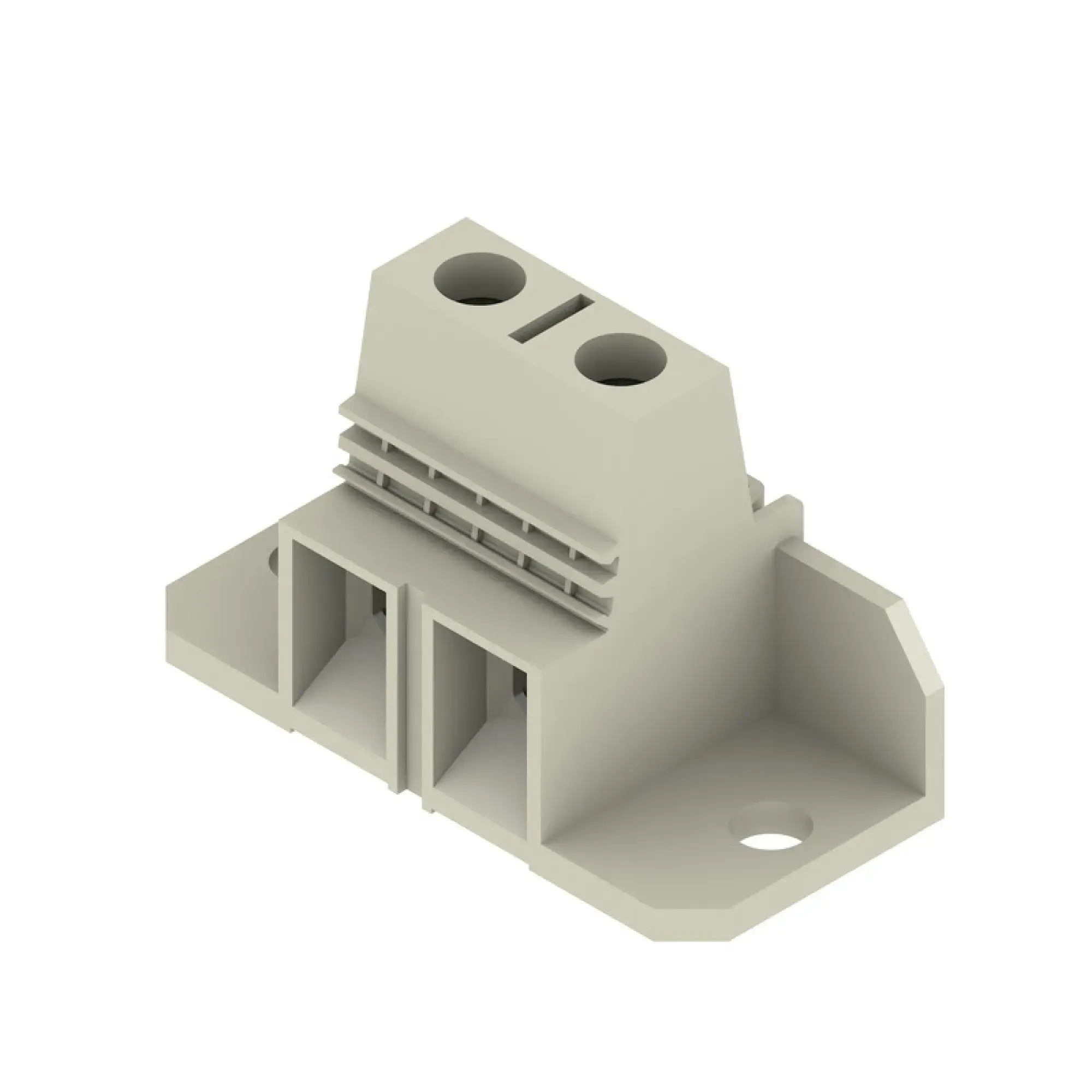 Weidmüller 1783710000 PCB terminal, 1000 V, 101 A, Pitch in mm: 15.00, 25 mm², Number of poles: 2, Clamping yoke connection, THT solder connection, 90°, Box (img_001)
