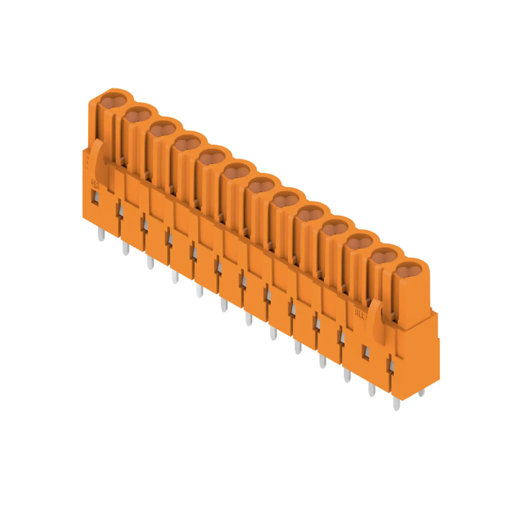 Weidmüller 1648900000 PCB connector (board connection), 320 V, 23 A, Pitch in mm: 5.08, Number of poles: 13, THT solder connection, Box (img_001)