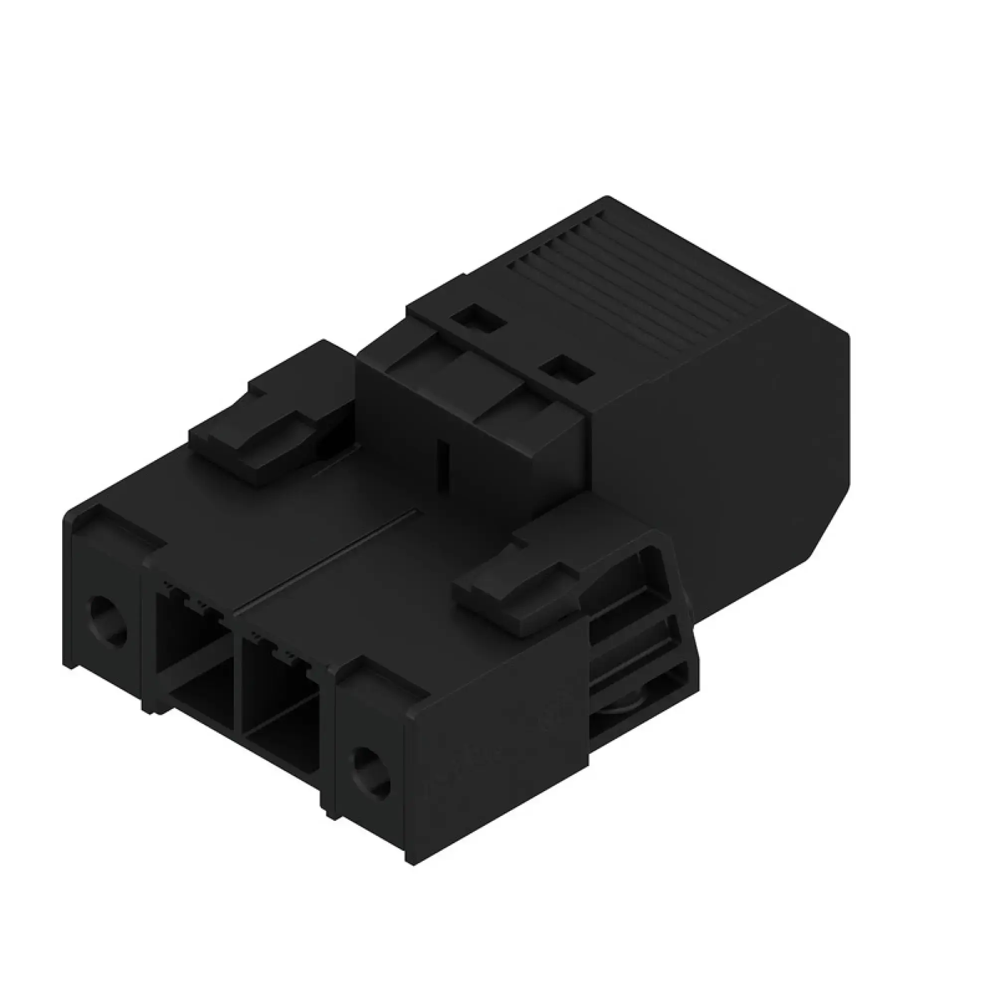Weidmüller 1060900000 PCB connector (wire connection), 800 V, 57 A, Pitch in mm: 7.62, 10 mm², Number of poles: 2, PUSH IN without actuator, Tension-clamp connection, Box (img_001)