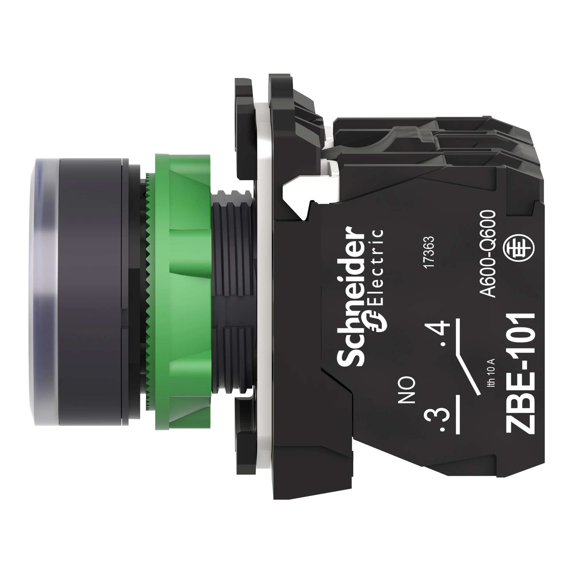 Schneider Electric XB5AW36M5 Illuminated pushbutton, Harmony XB5, plastic, blue, 22mm, universal LED, smooth dome, 1NO + 1NC, 230-240V AC (img_007) Schneider Electric XB5AW36M5 Illuminated pushbutton, Harmony XB5, plastic, blue, 22mm, universal LED, smooth dome, 1NO + 1NC, 230-240V AC (img_007)