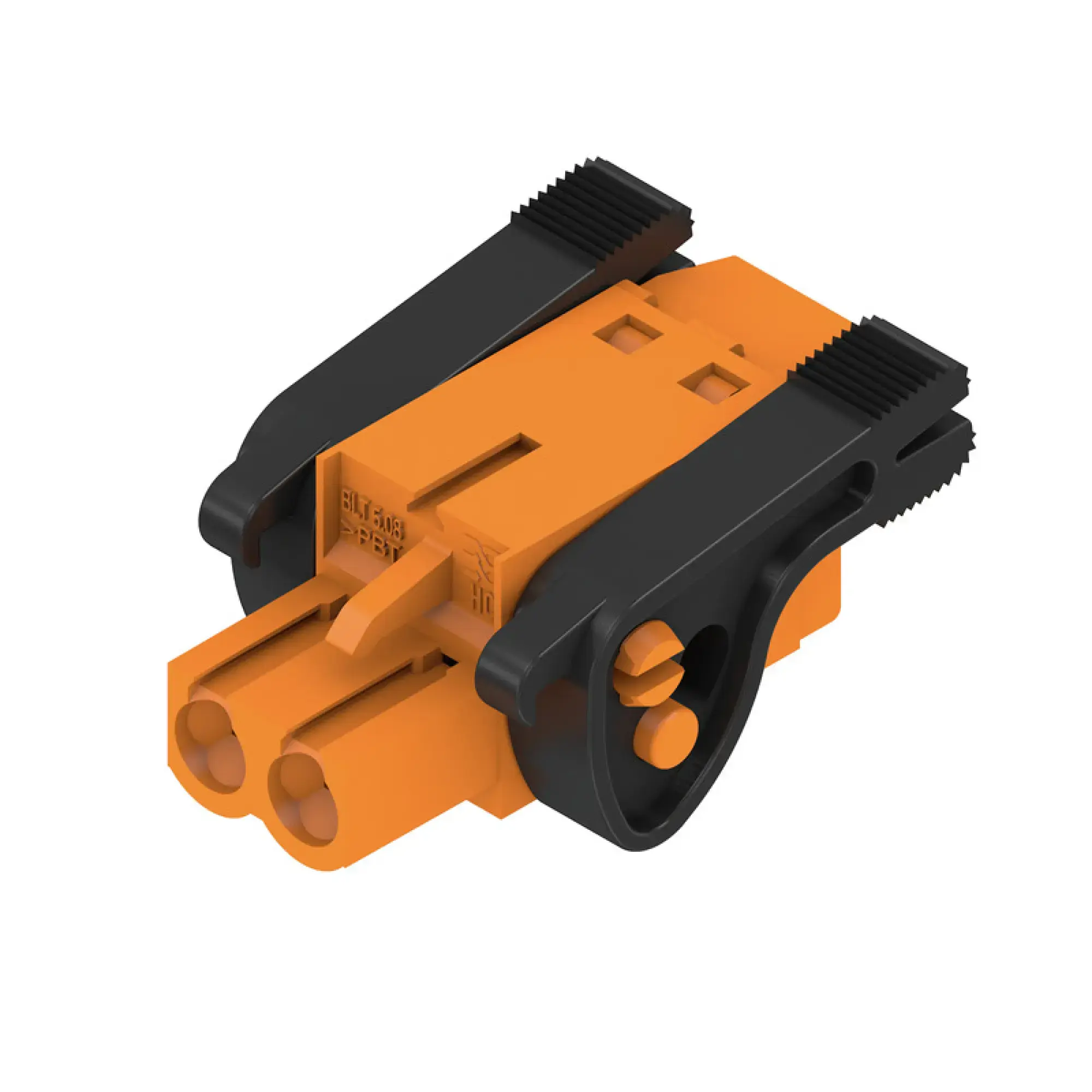 Weidmüller 1890220000 PCB connector (wire connection), 320 V, 27 A, Pitch in mm: 5.08, 2.5 mm², Number of poles: 2, TOP connection, Box (img_001)