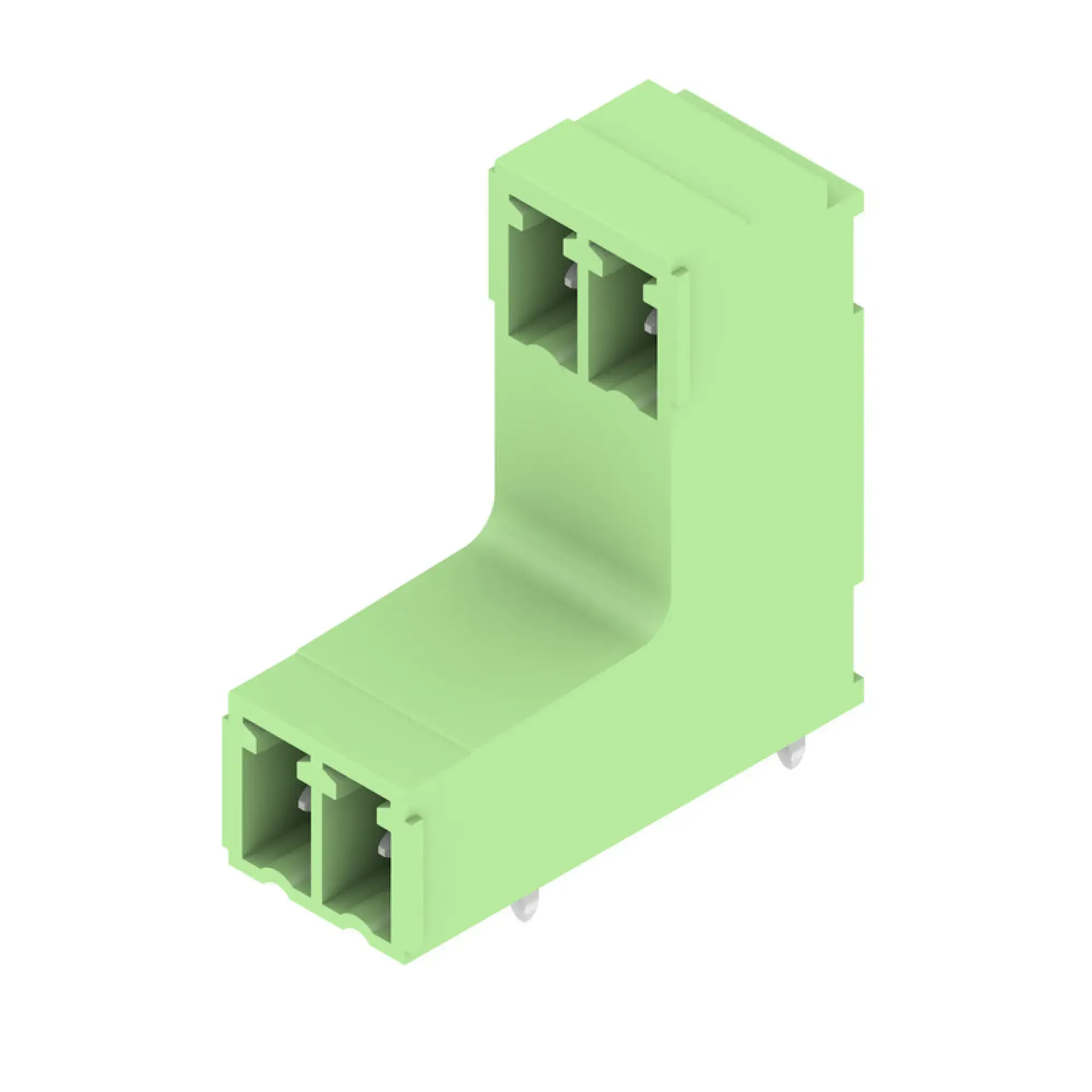 Weidmüller 1032260000 PCB connector (board connection), 160 V, 17.5 A, Pitch in mm: 3.81, Number of poles: 4, THT solder connection, Box (img_001)