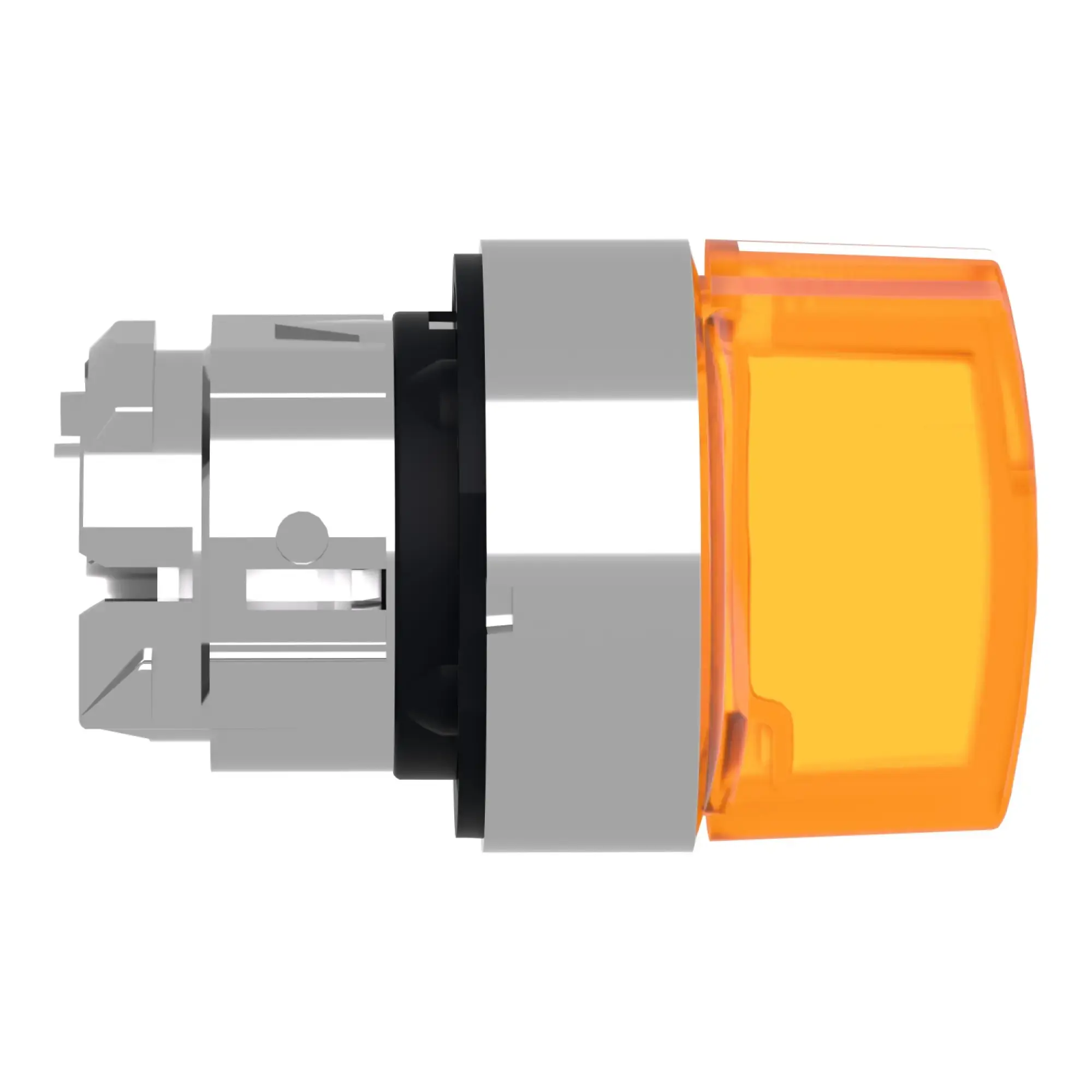 Schneider Electric ZB4BK1853 Illuminated selector switch, front element, Harmony XB4, metal, 22mm, orange, for universal LED, 3 positions, momentary right (img_014)