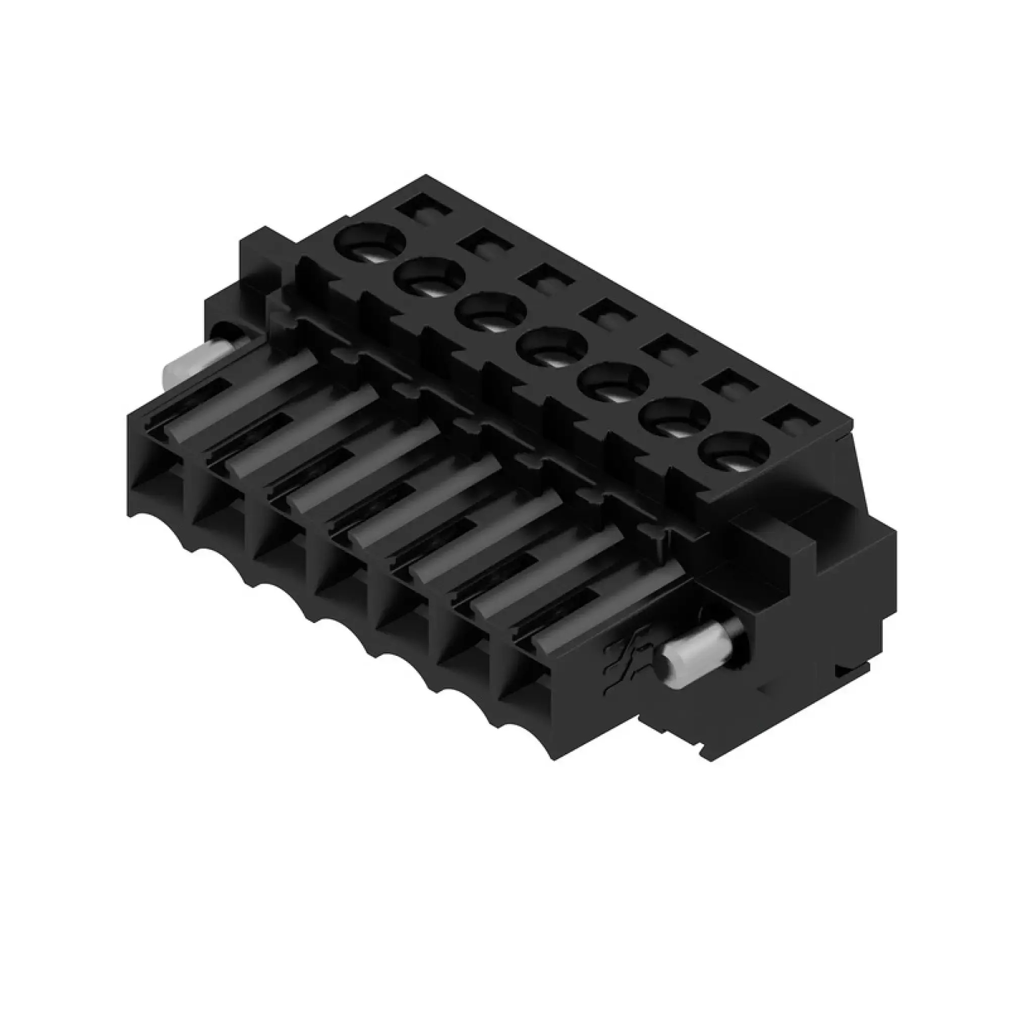 Weidmüller 1615830000 PCB connector (wire connection), 160 V, 17 A, Pitch in mm: 3.50, 1.5 mm², Number of poles: 7, Clamping yoke connection, Box (img_001)