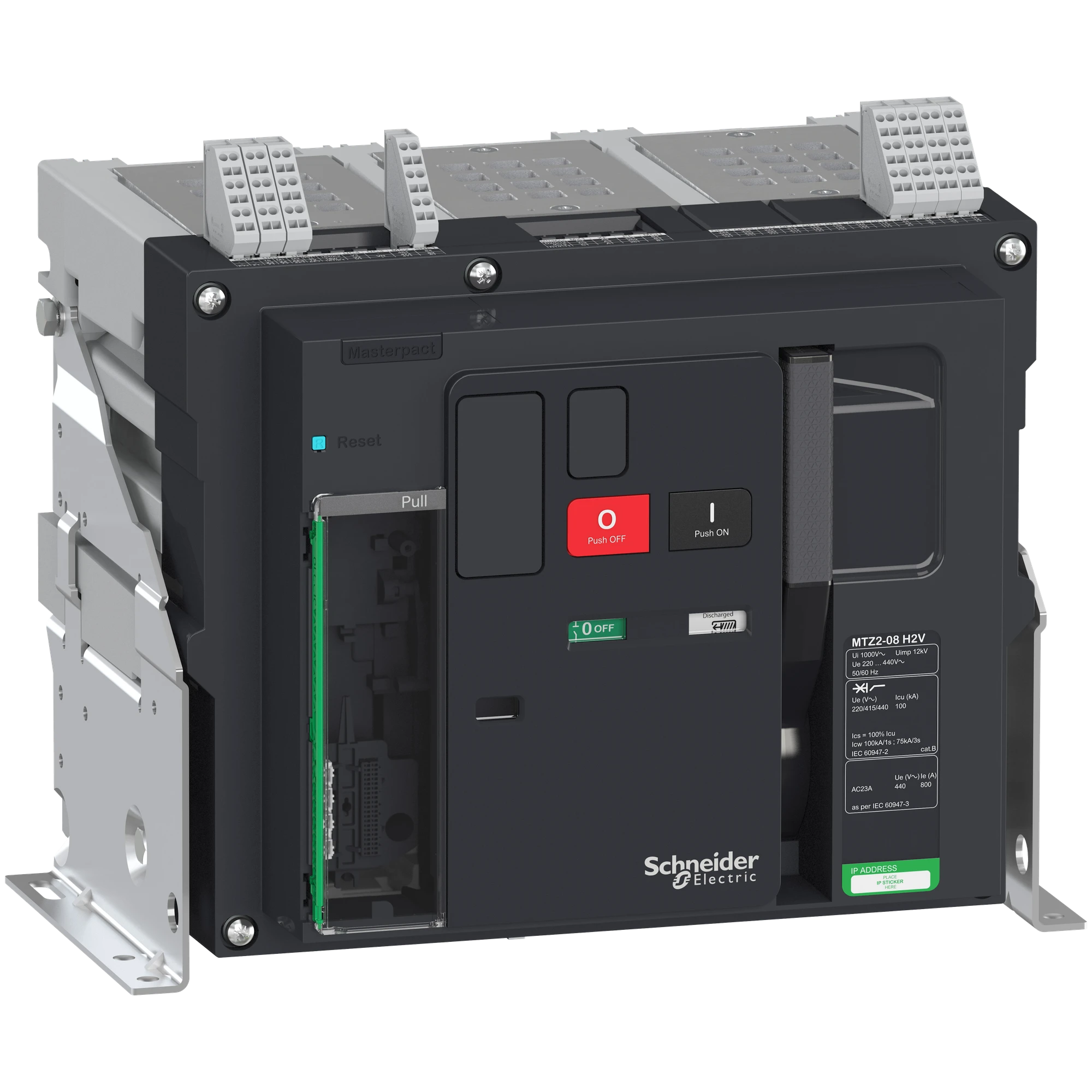 Schneider Electric LV846160 MasterPact MTZ2 800A H2V Icu=Icw=100kA 3P Basic Switch Fixed Mounting (img_001) Schneider Electric LV846160 MasterPact MTZ2 800A H2V Icu=Icw=100kA 3P Basic Switch Fixed Mounting (img_001)