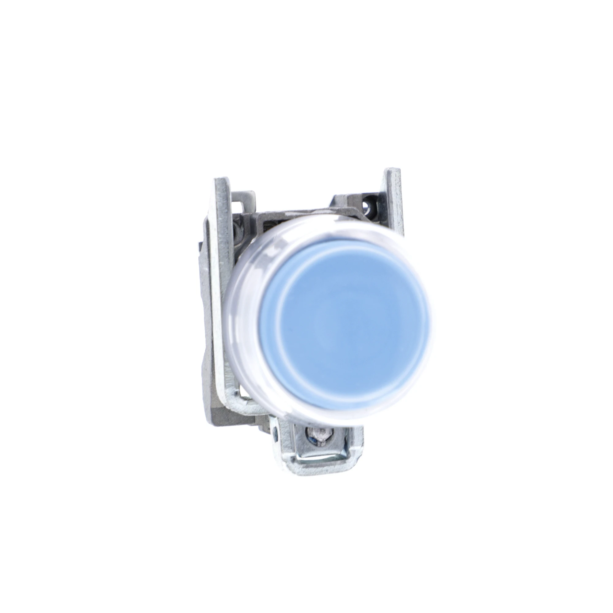 Schneider Electric XB4BP61 Push-button, Harmony XB4, metal, 22mm, blue, protruding, unmarked, momentary, with protective cap, 1NO (img_005)