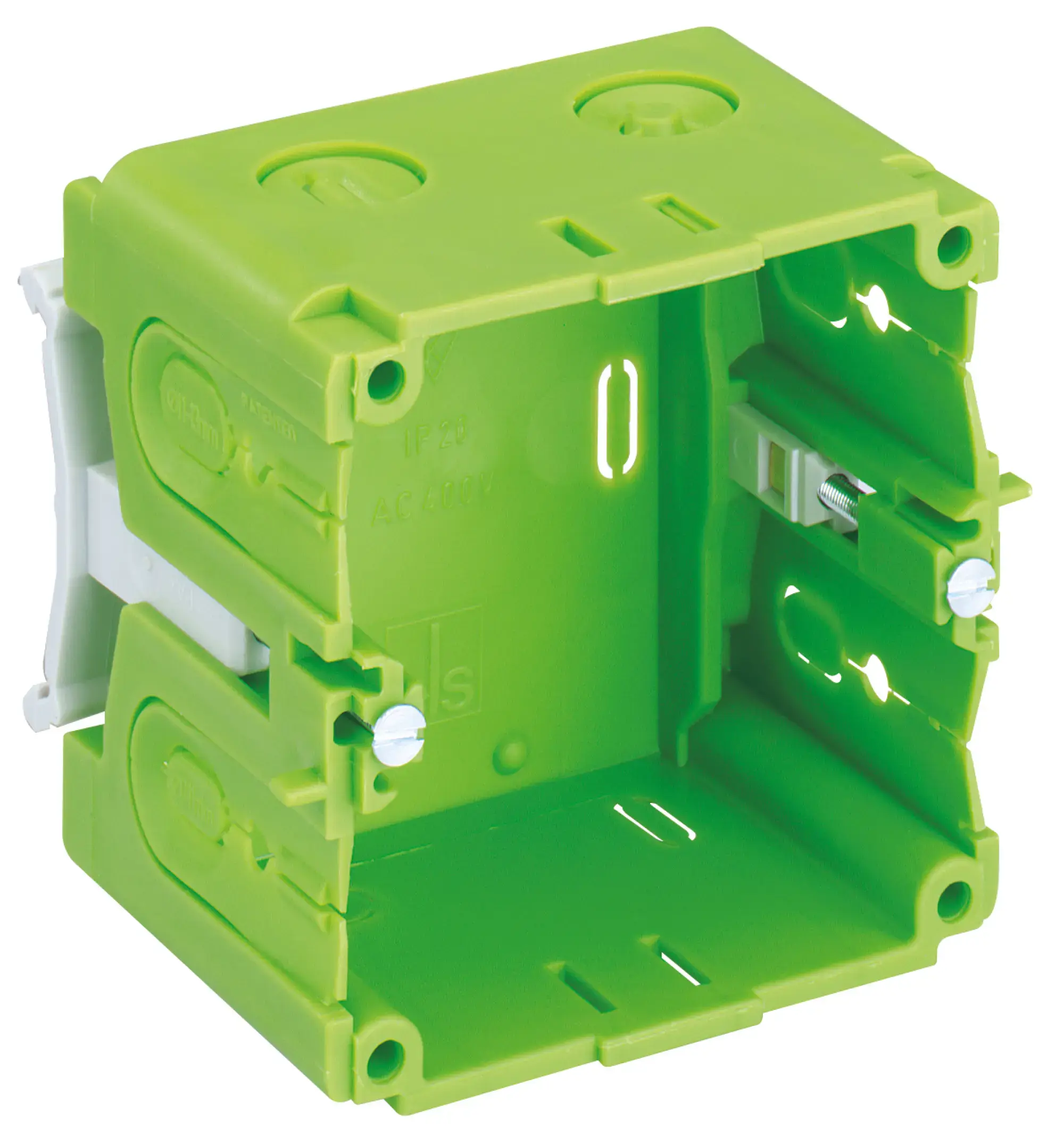 Spelsberg 37005201 Channel installation box, green, Rated insulation voltage 400V AC, VDE 8464 (img_001)