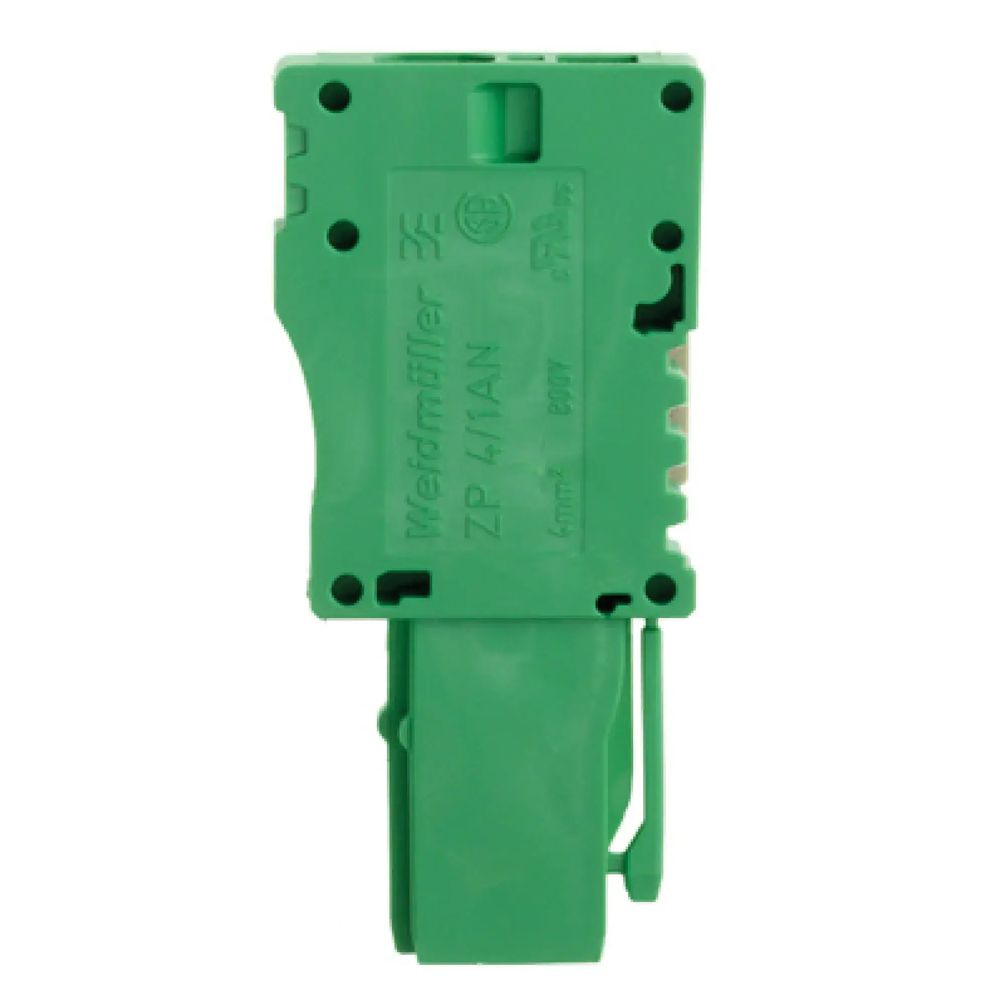 Weidmüller 1854980000 Plug (terminal), Tension-clamp connection, 4 mm², 32 A, 800 V, Number of connections: 1, Number of poles: 1, Width: 6.5 mm (img_001)