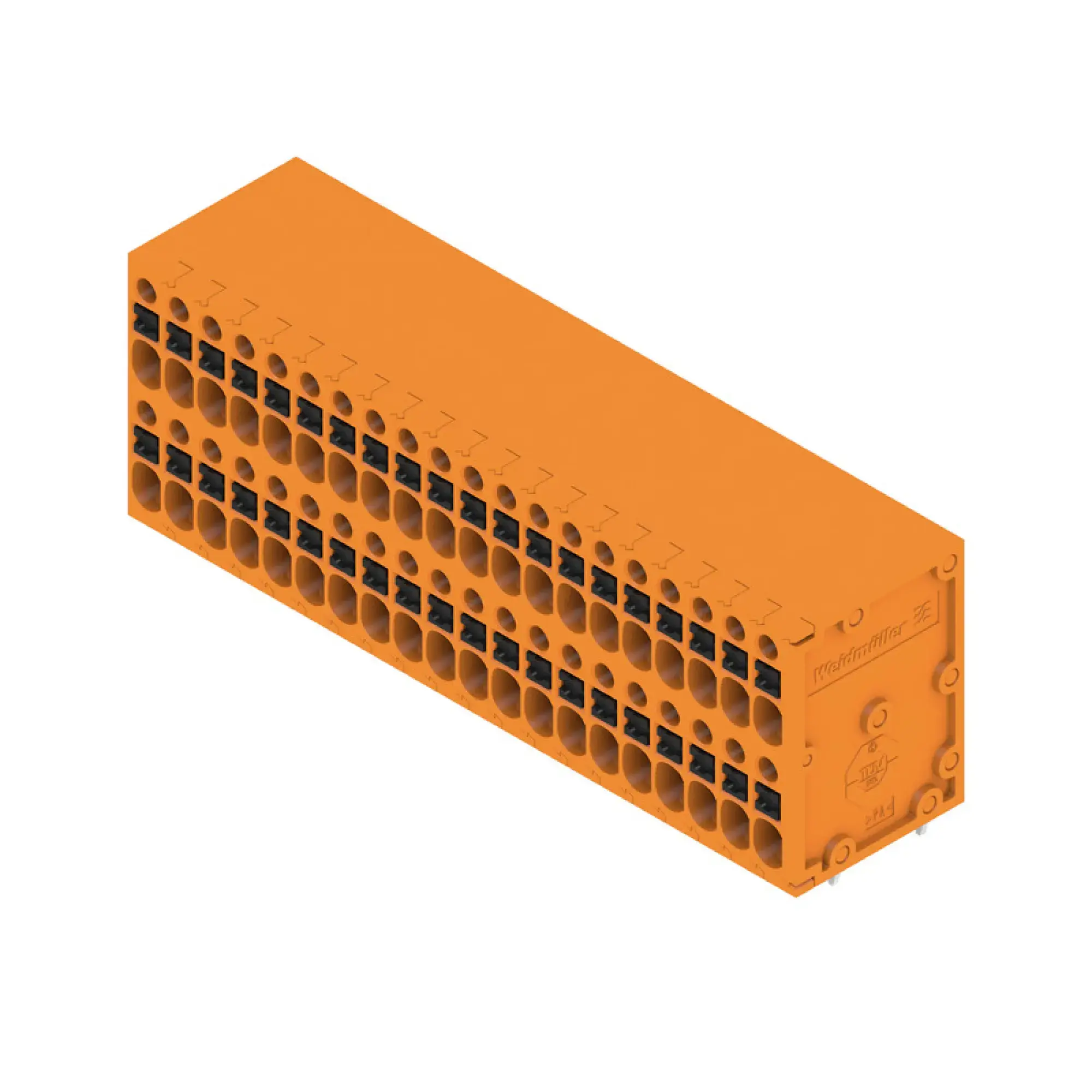 Weidmüller 2001120000 PCB terminal, 200 V, 17.5 A, Pitch in mm: 3.50, 1.5 mm², Number of poles: 40, PUSH IN with actuator, THT solder connection, 90°, Box (img_001) Weidmüller 2001120000 PCB terminal, 200 V, 17.5 A, Pitch in mm: 3.50, 1.5 mm², Number of poles: 40, PUSH IN with actuator, THT solder connection, 90°, Box (img_001)