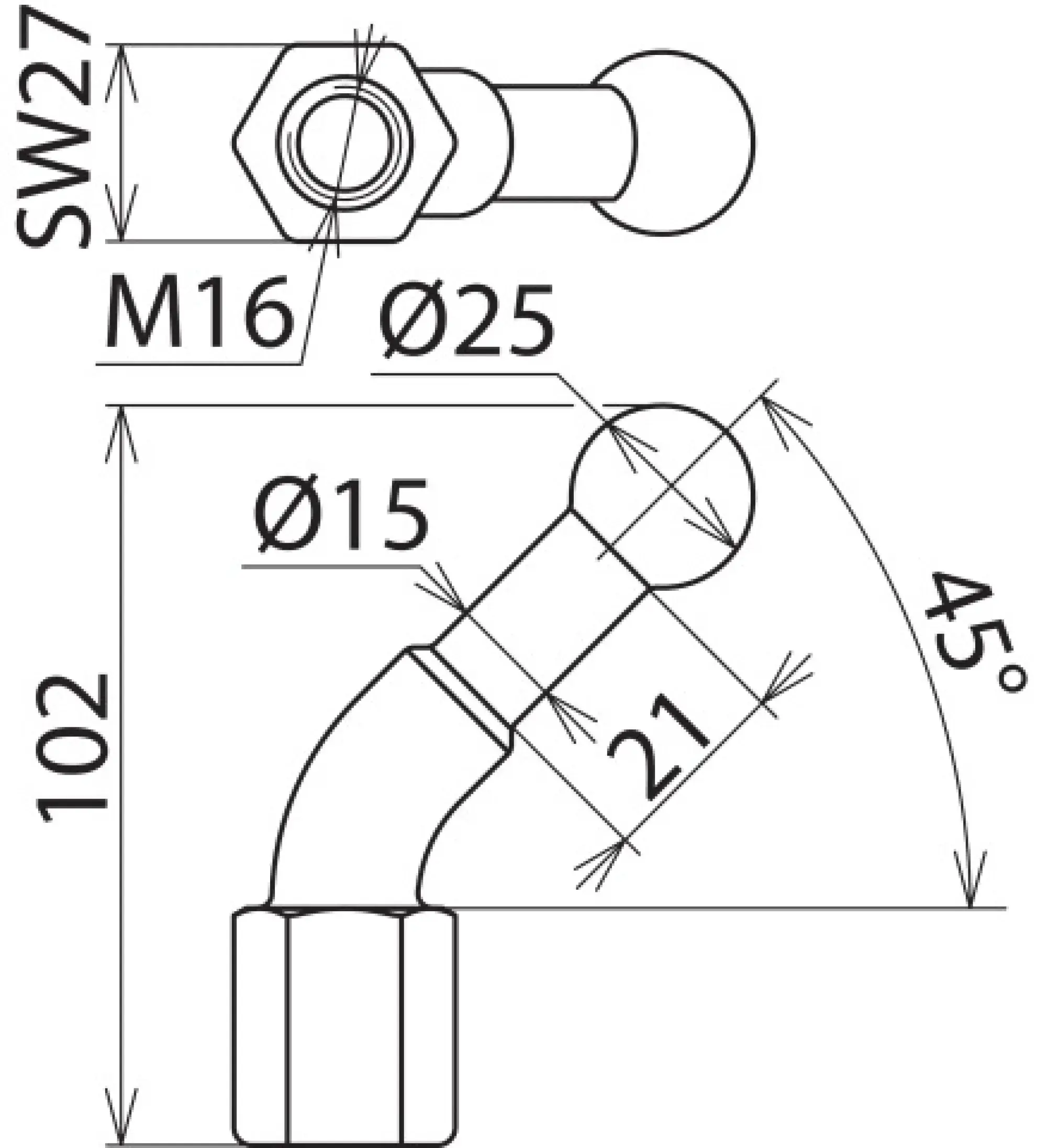 Dehn 756600 Fixed ball point D=25mm, angled (45°) with M16 female thread (img_002)