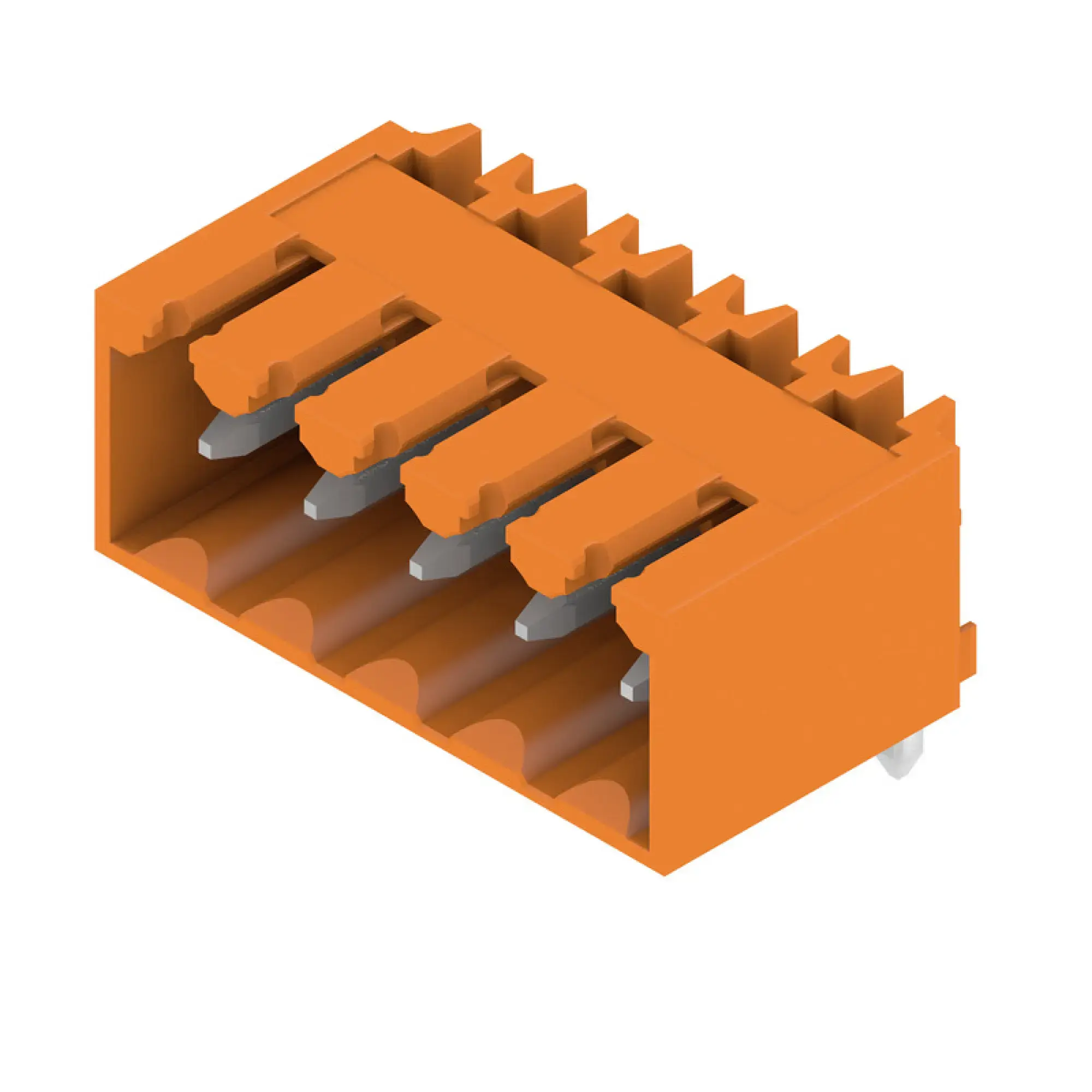Weidmüller 1605100000 PCB connector (board connection), 160 V, 17 A, Pitch in mm: 3.50, Number of poles: 5, THT solder connection, Box (img_001)
