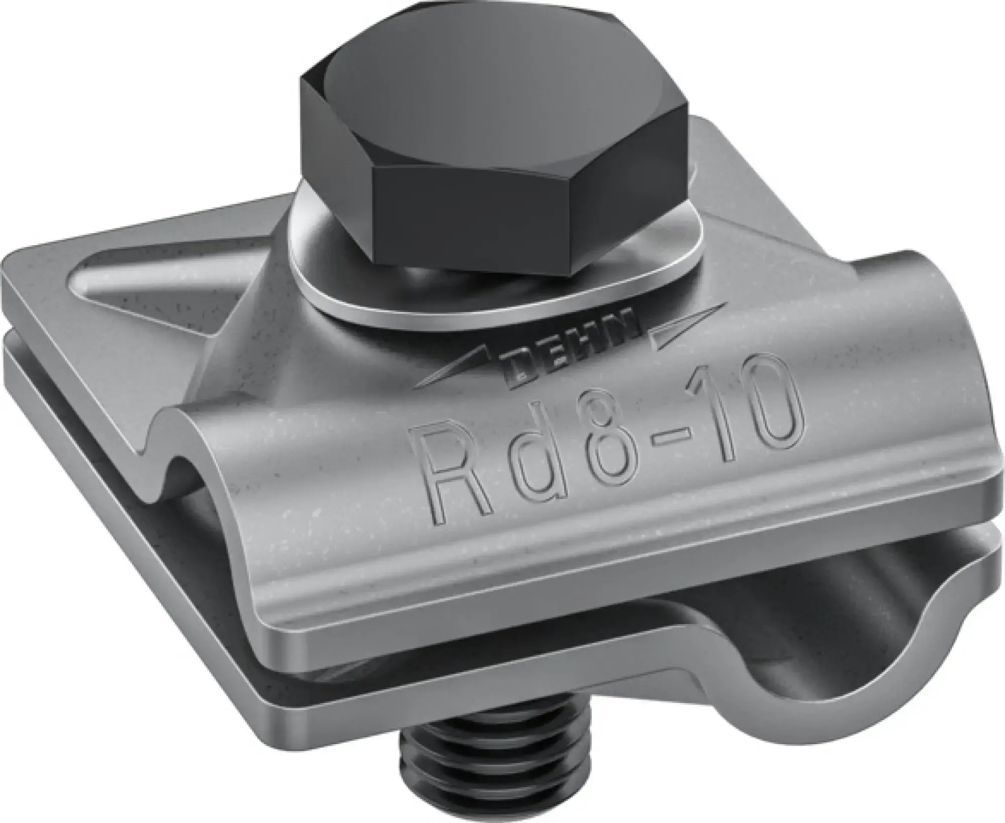 Dehn 390553 MV clamp St/bare f. Rd. 8-10mm w. hexagon screw and spring washer (img_003)