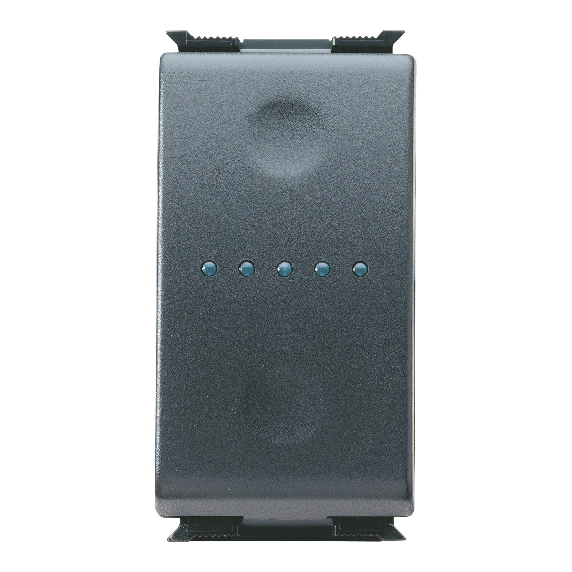 GEWISS GW30002 ONE-WAY SWITCH 1P 250V ac - 16AX ILLUMINABLE - NIGHT-TIME BACKLIT - 1 MODULE - PLAYBUS (img_001)