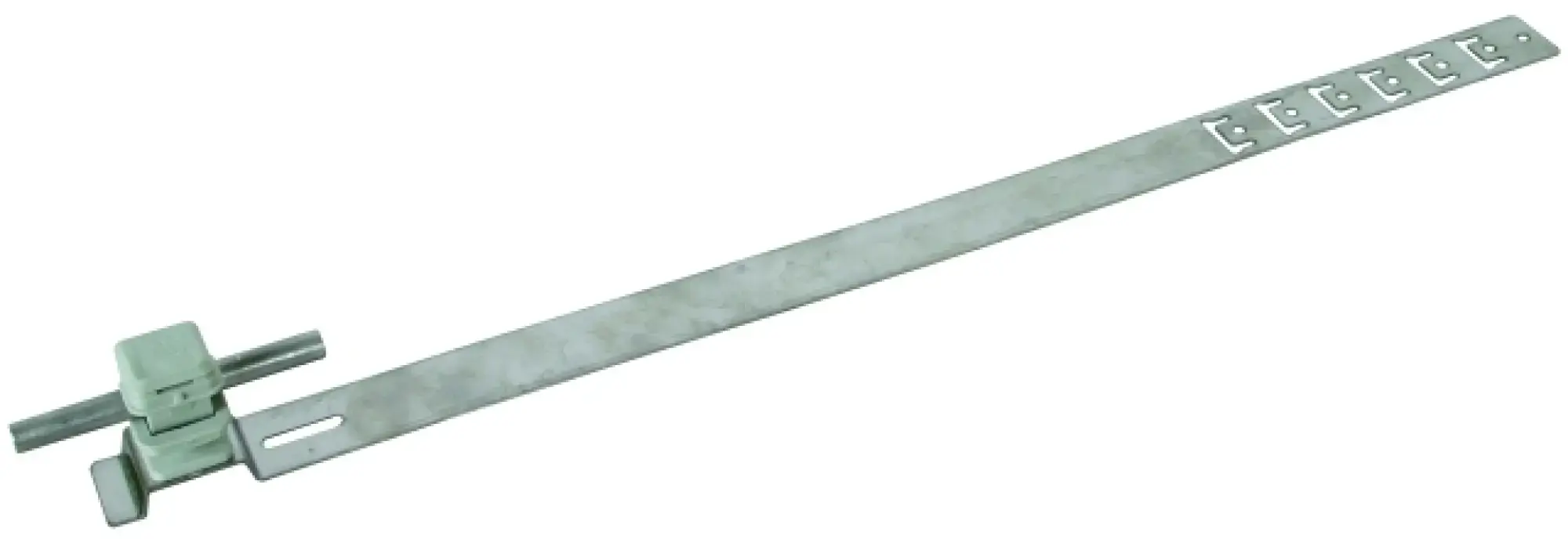 Dehn 204169 Roof cond. hol. UNIsnap StSt/plast. grey H 16mm Rd 8mm, embossed brace L 475mm (img_003)