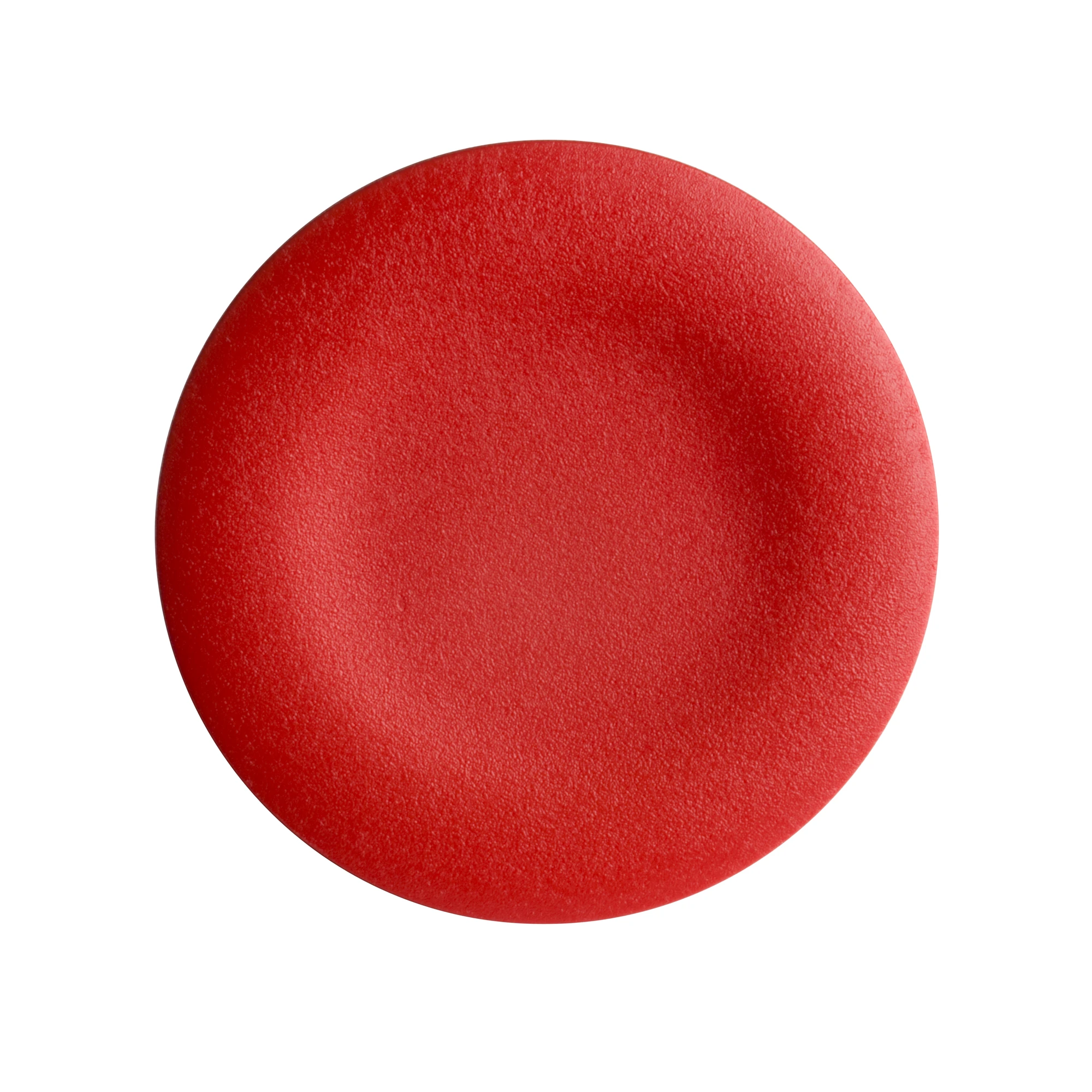 Schneider Electric ZBA4 Pushbutton, red, neutral, for front element round, flat (img_001)