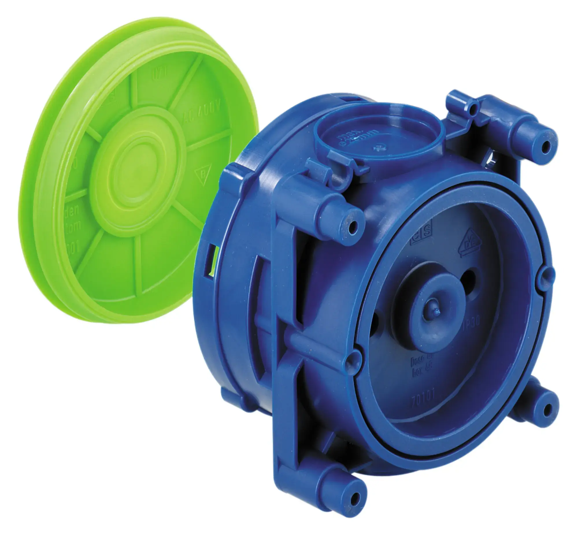 Spelsberg 97104501 Receptacle, other, Type of protection IP30, Suitable for concrete construction, Rated insulation voltage 400V AC, VDE, Halogen free (img_001)