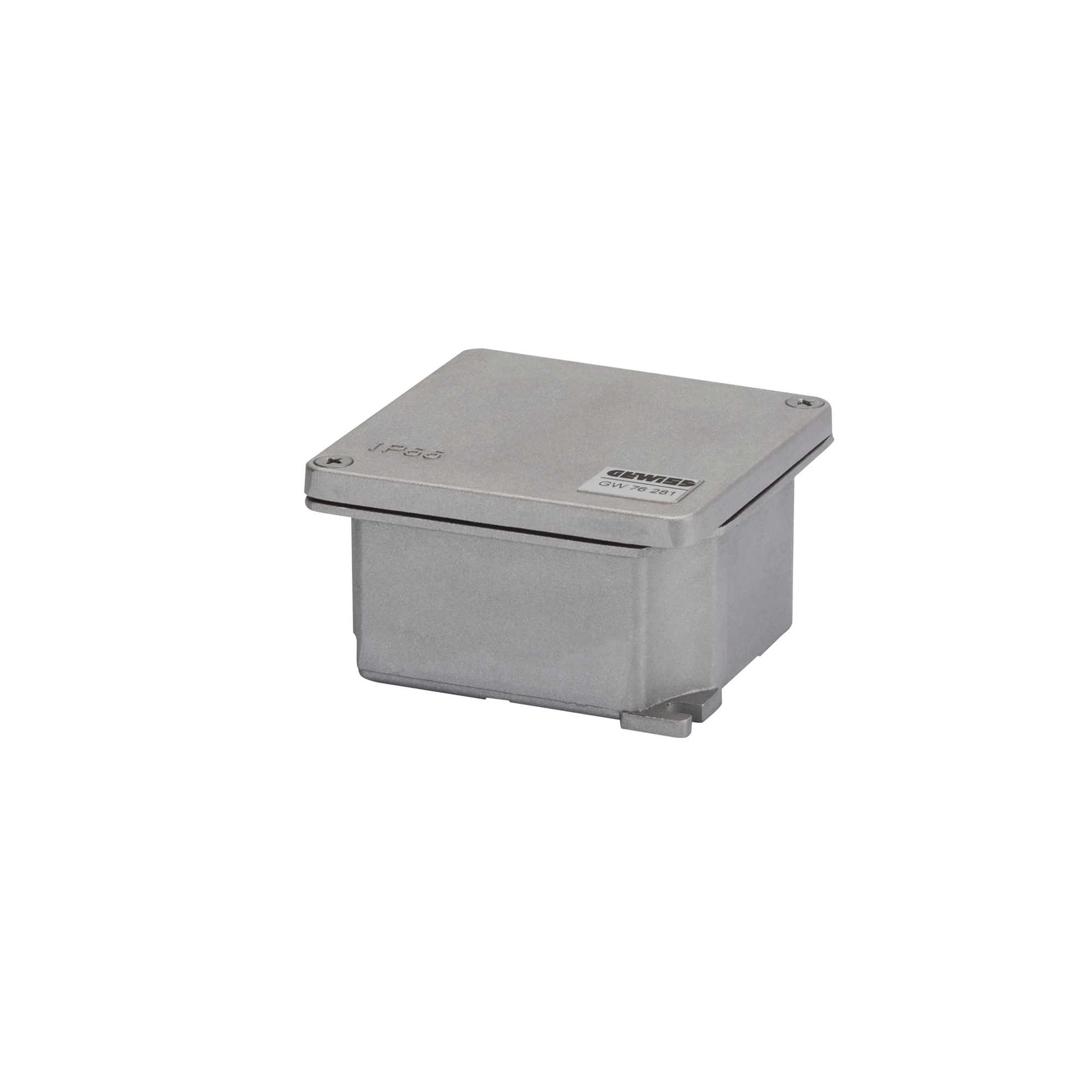 GEWISS GW76281 JUNCTION BOX IN DIE-CAST ALUMINIUM - UNPAINTED - 91X91X54 - IP55 (img_001)
