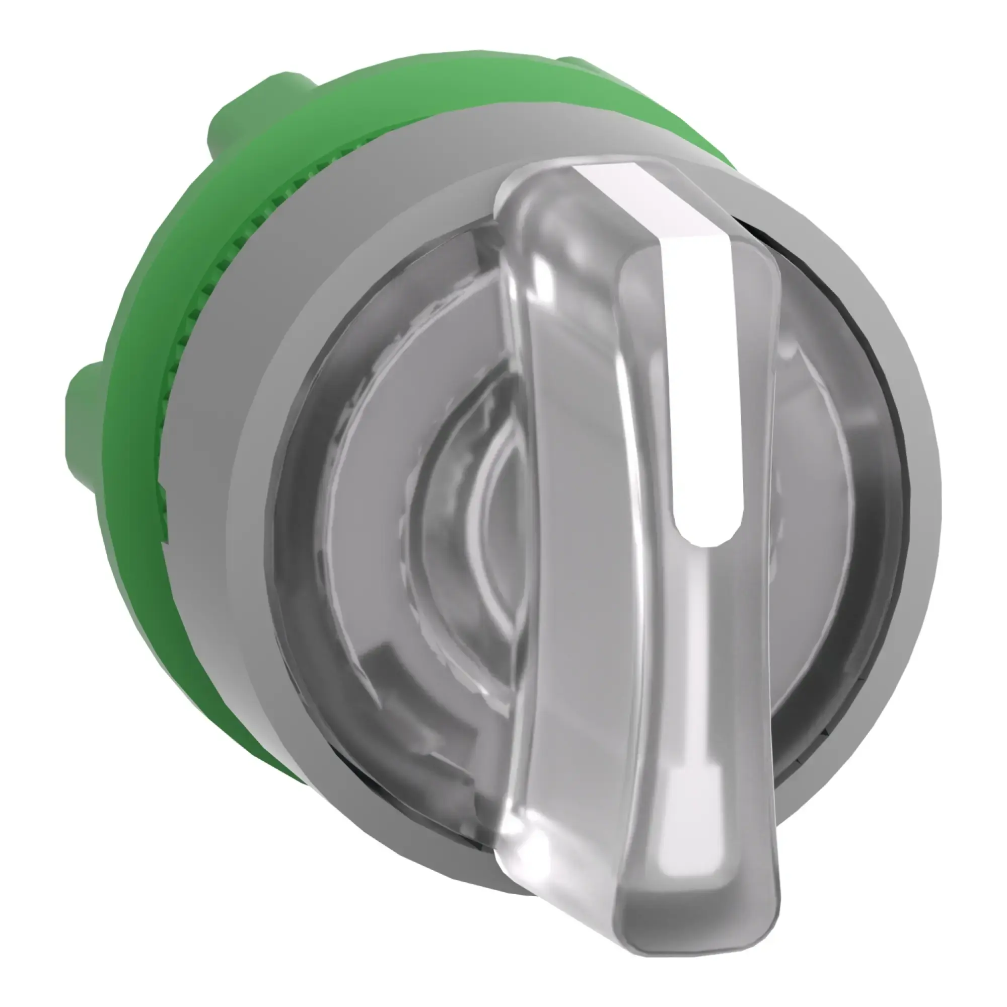 Schneider Electric ZB5AK1813C0 Illuminated selector switch, front element, Harmony XB5, plastic, 22mm, white, for universal LED, 3 positions, spring return to right (img_009)