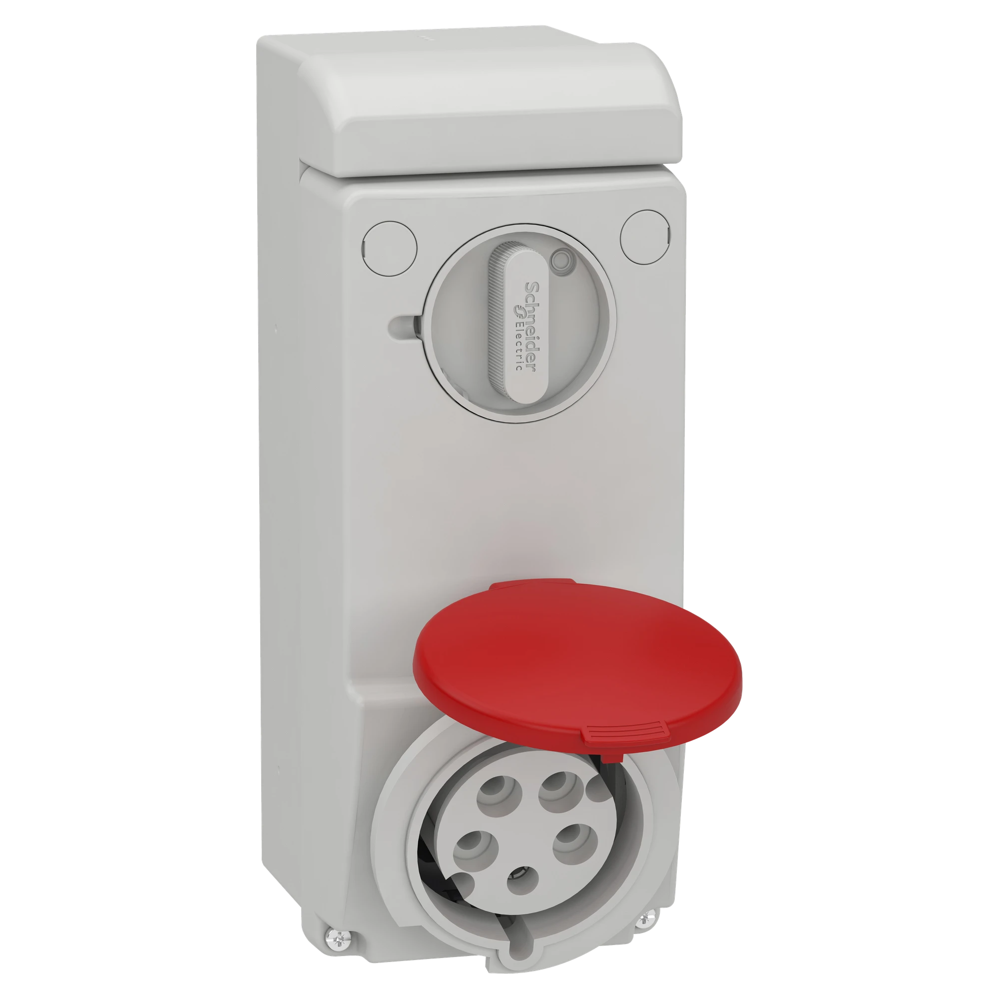 Schneider Electric 83047 Wall-mounted socket locked, 32A, 3p+N+E, 380-415 V AC, IP44 (img_001) Schneider Electric 83047 Wall-mounted socket locked, 32A, 3p+N+E, 380-415 V AC, IP44 (img_001)