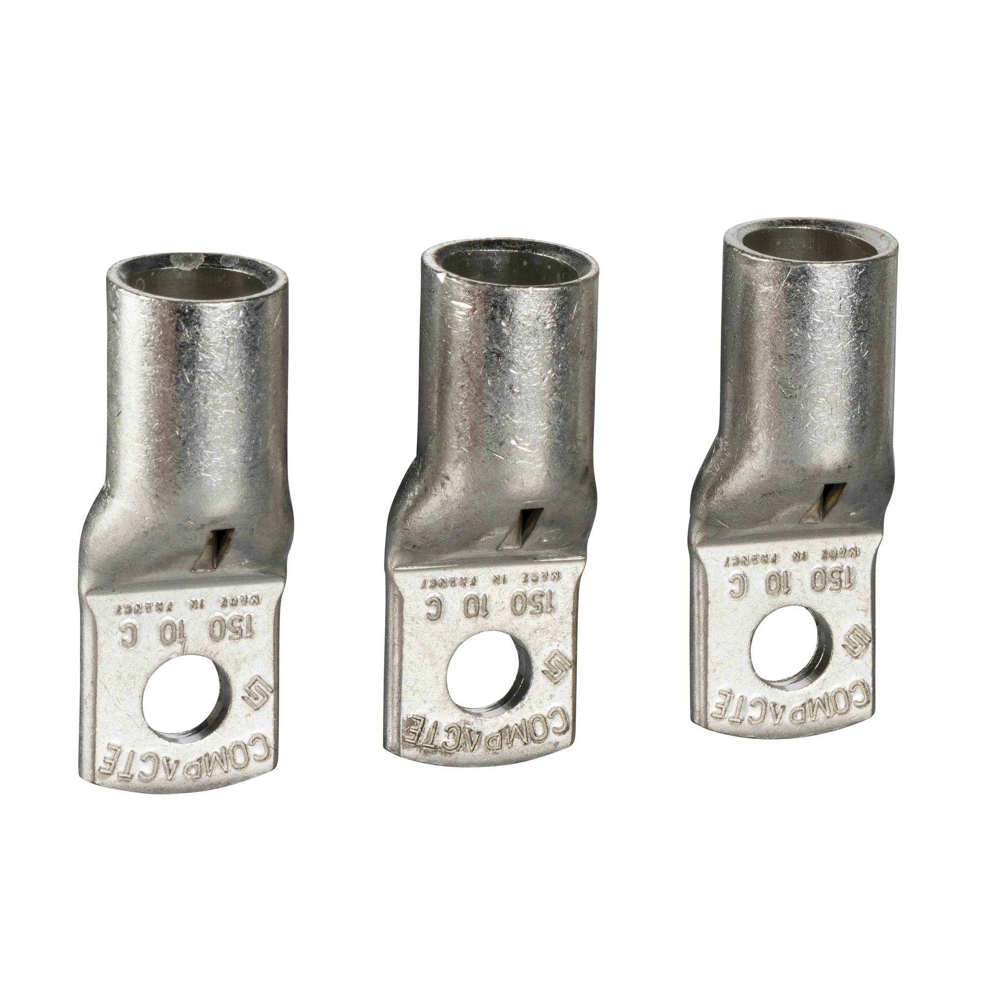 Schneider Electric LV429253 Crimped cable lugs for copper cables (3 pcs.), 150mm², with phase barriers (img_001)