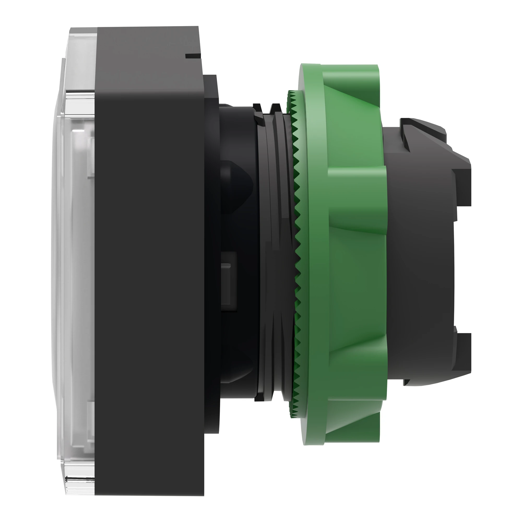 Schneider Electric ZB5CH313 Illuminated pushbutton, front element, Harmony XB5, plastic, 22mm, white, for universal LED, square, latching (img_006)