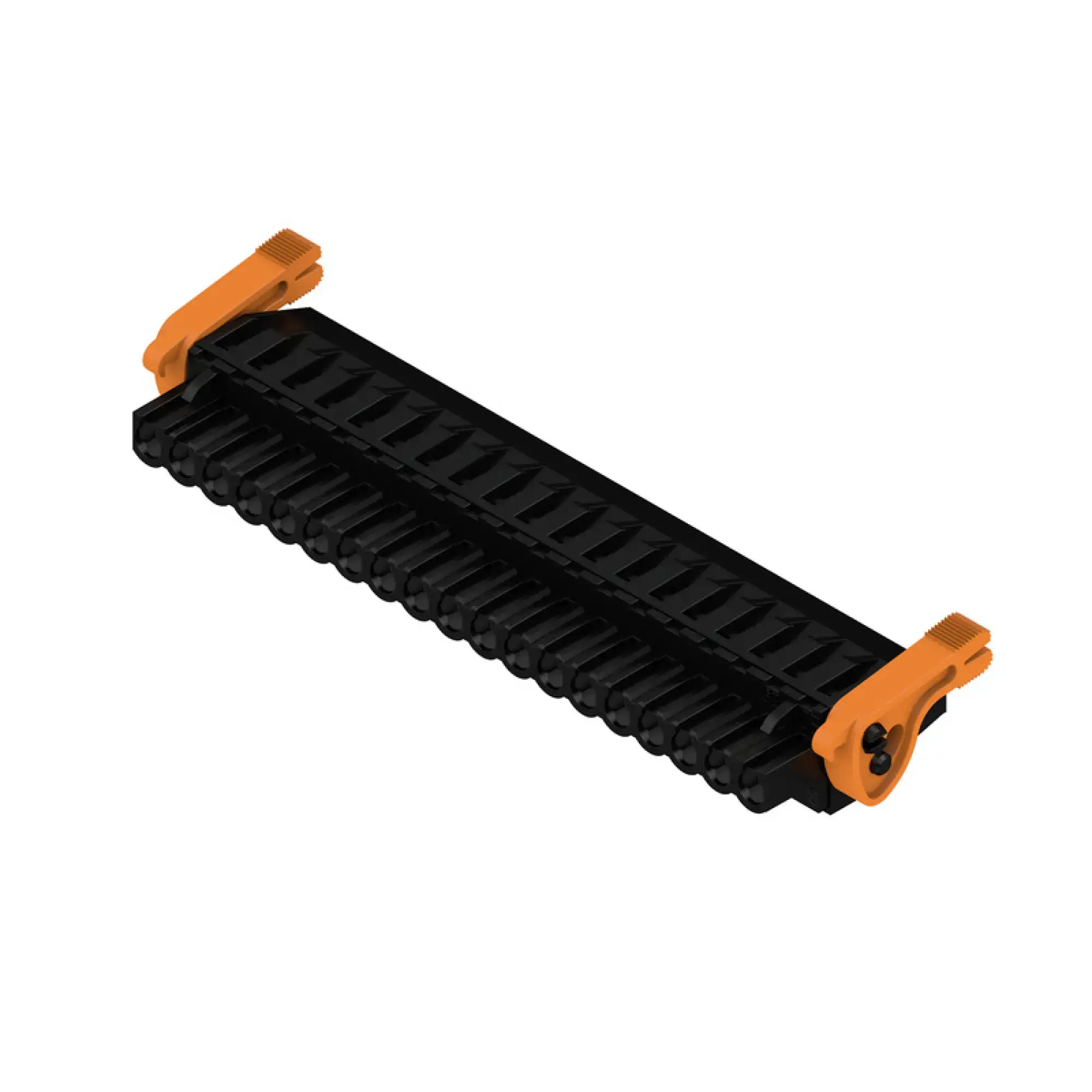 Weidmüller 1961020000 PCB connector (wire connection), 320 V, 23 A, Pitch in mm: 5.00, 4 mm², Number of poles: 19, Clamping yoke connection, Box (img_001) Weidmüller 1961020000 PCB connector (wire connection), 320 V, 23 A, Pitch in mm: 5.00, 4 mm², Number of poles: 19, Clamping yoke connection, Box (img_001)