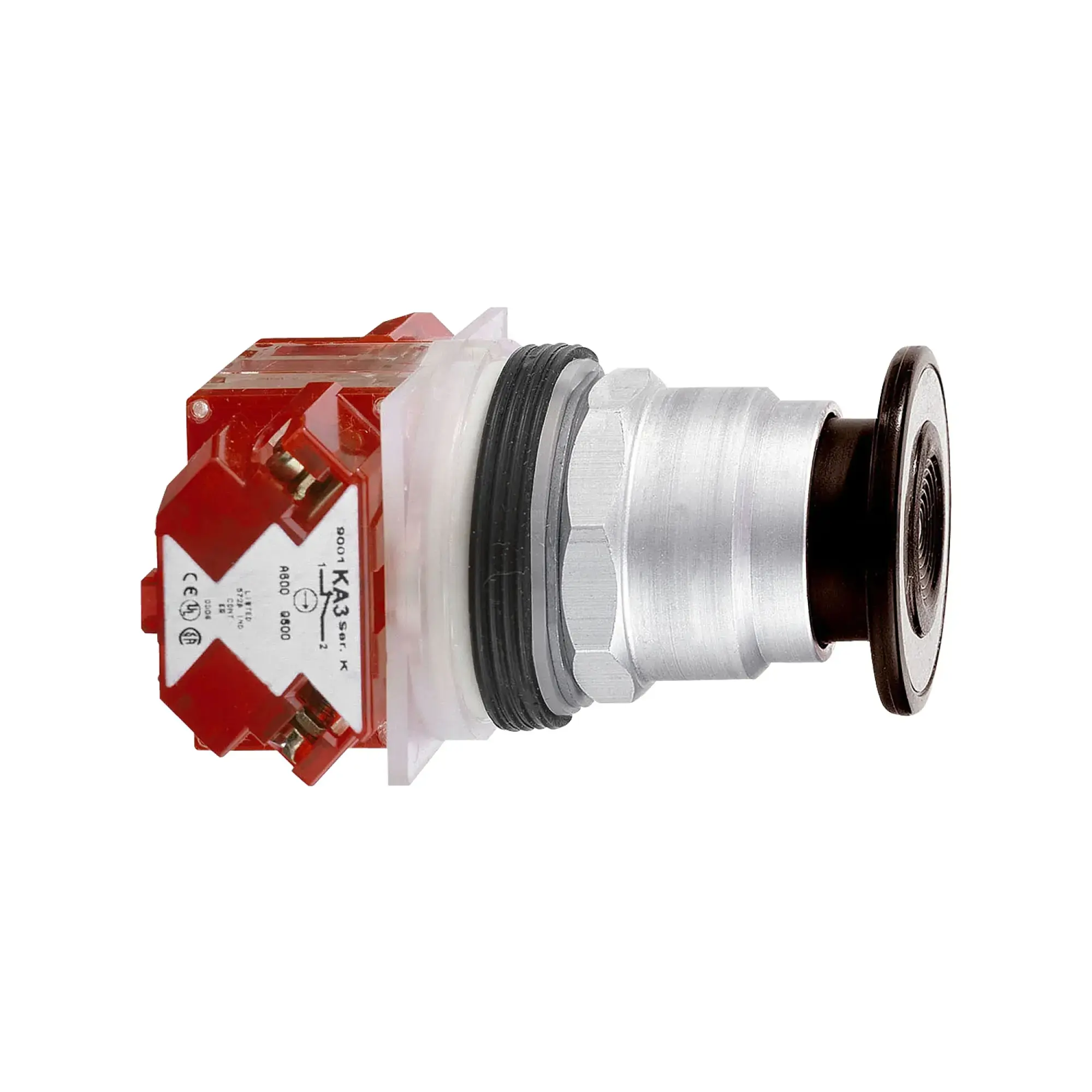 Schneider Electric 9001KR9BH13 Drucktaster Ø30, Met.-Frontr., Pilzdruckt. Ø41mm, schwarz, 2 Stellungen, 1W (img_002) Schneider Electric 9001KR9BH13 Drucktaster Ø30, Met.-Frontr., Pilzdruckt. Ø41mm, schwarz, 2 Stellungen, 1W (img_002)