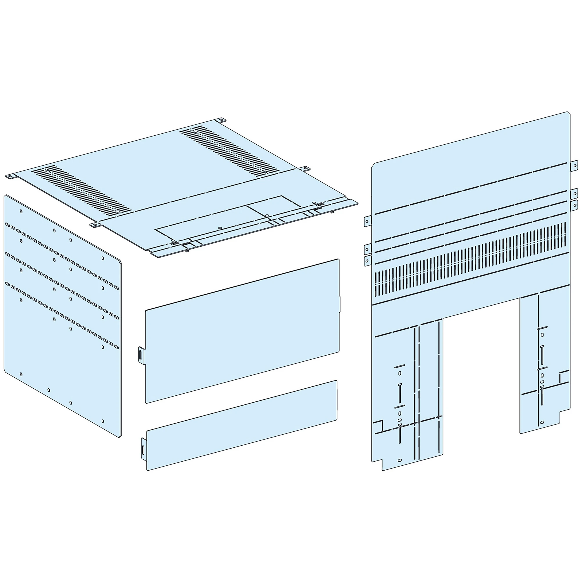 Schneider Electric LVS04854 PrismaSeT-P, Cover, Rear Connections, MasterPacT MTZ1 06-16/ComPacT NS630b-1600, Drawer Technology, Vertical (img_001) Schneider Electric LVS04854 PrismaSeT-P, Cover, Rear Connections, MasterPacT MTZ1 06-16/ComPacT NS630b-1600, Drawer Technology, Vertical (img_001)
