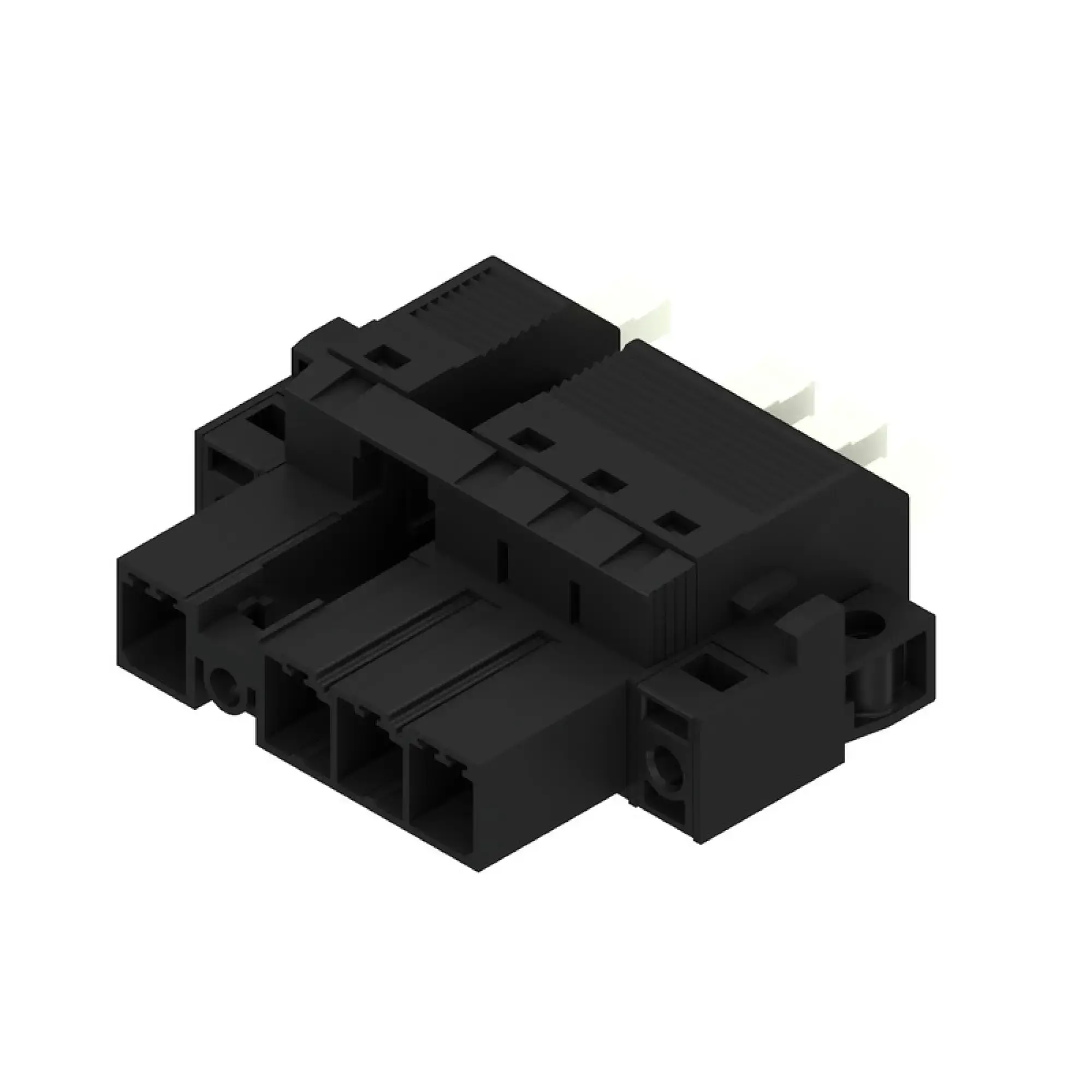 Weidmüller 2630670000 PCB connector (wire connection), 800 V, Pitch in mm: 7.62, Number of poles: 4, PUSH IN with actuator, Tension-clamp connection, Box (img_001) Weidmüller 2630670000 PCB connector (wire connection), 800 V, Pitch in mm: 7.62, Number of poles: 4, PUSH IN with actuator, Tension-clamp connection, Box (img_001)