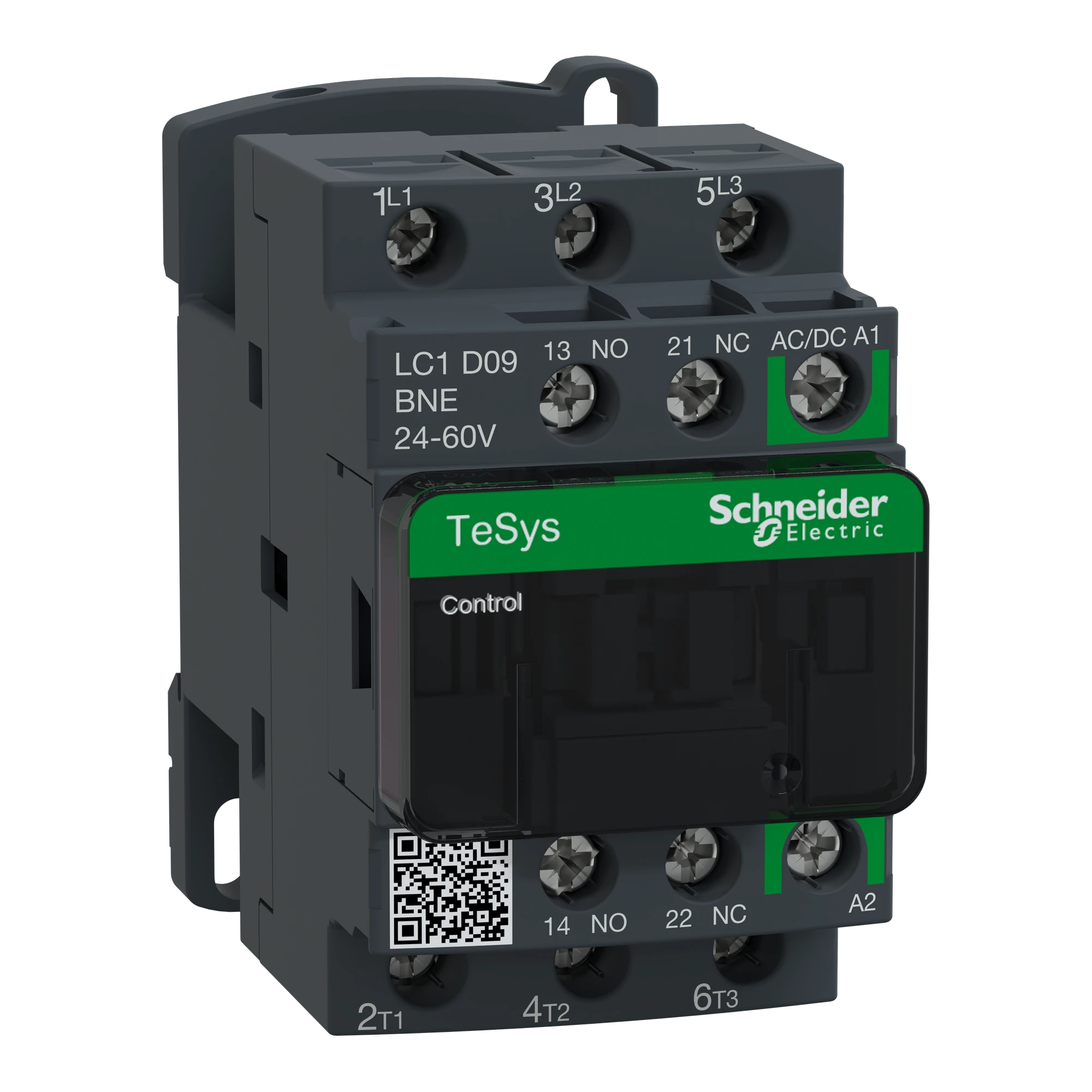 Schneider Electric LC1D09BNE Power contactor LC1D 3p, +1NC+1NO, 4 kW, 9 A, 400 V AC3, Coil 24-60 V AC/DC (img_001) Schneider Electric LC1D09BNE Power contactor LC1D 3p, +1NC+1NO, 4 kW, 9 A, 400 V AC3, Coil 24-60 V AC/DC (img_001)