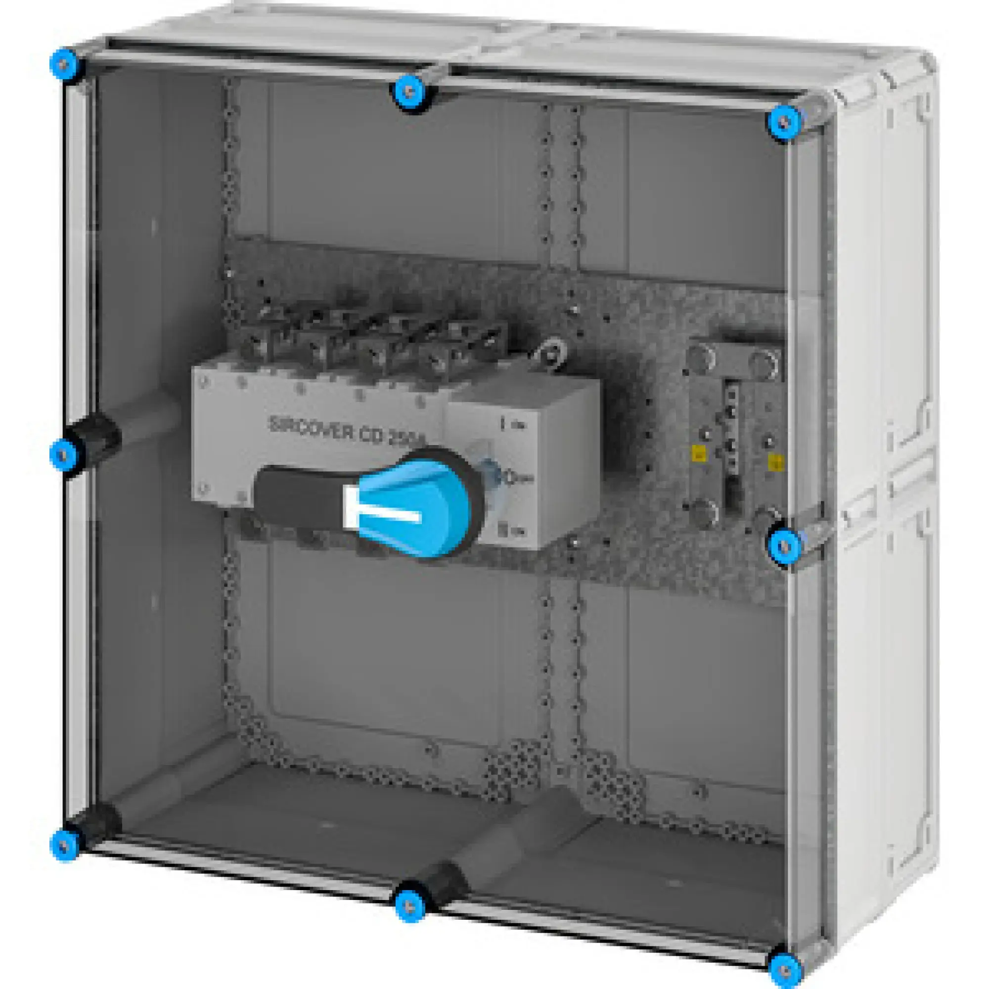 Hensel 20001135 Mi-Lastumschaltergehäuse 250A 4polig + PE Mi 7882 (img_001)