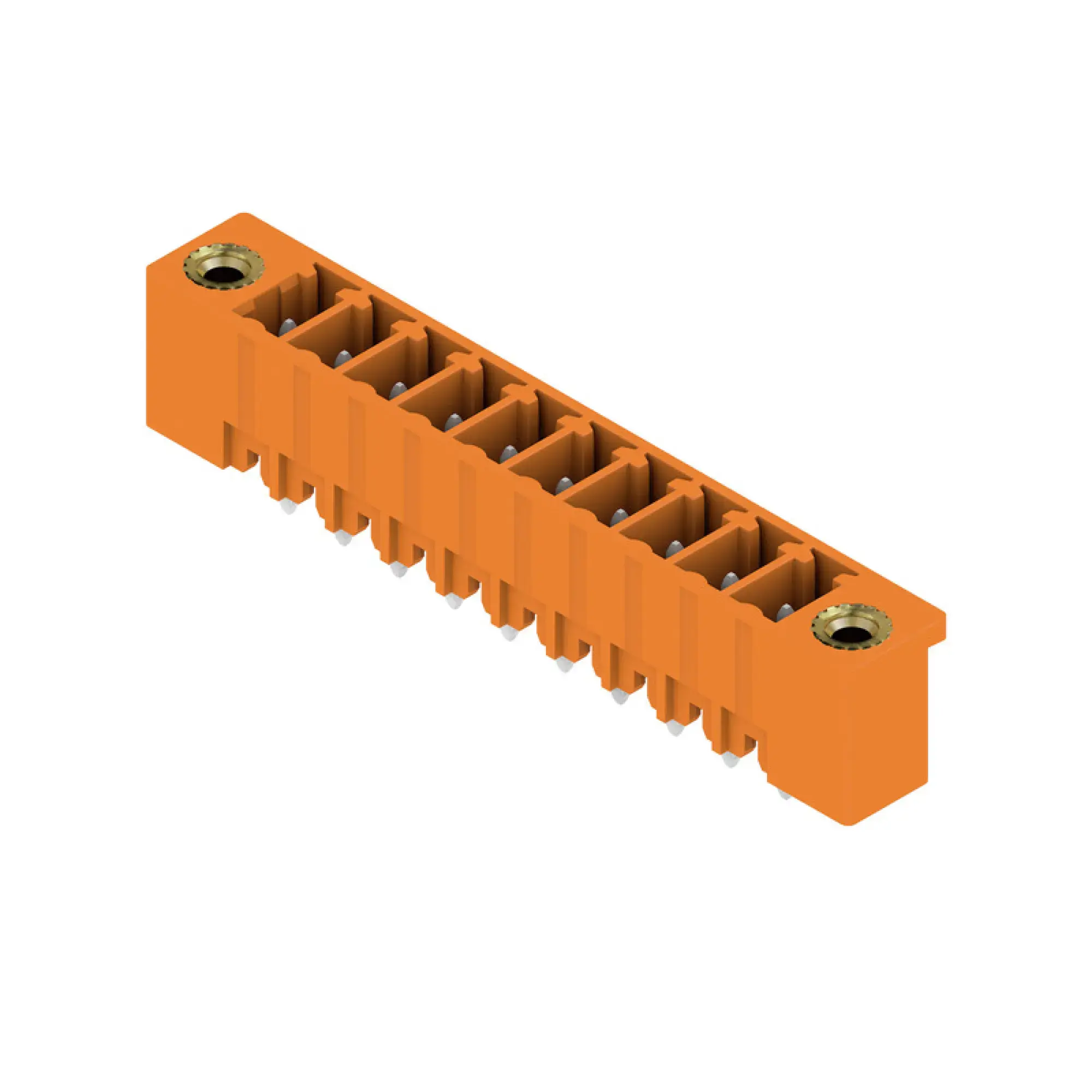 Weidmüller 1943260000 PCB connector (board connection), 160 V, 17.5 A, Pitch in mm: 3.81, Number of poles: 10, THT solder connection, Box (img_001)
