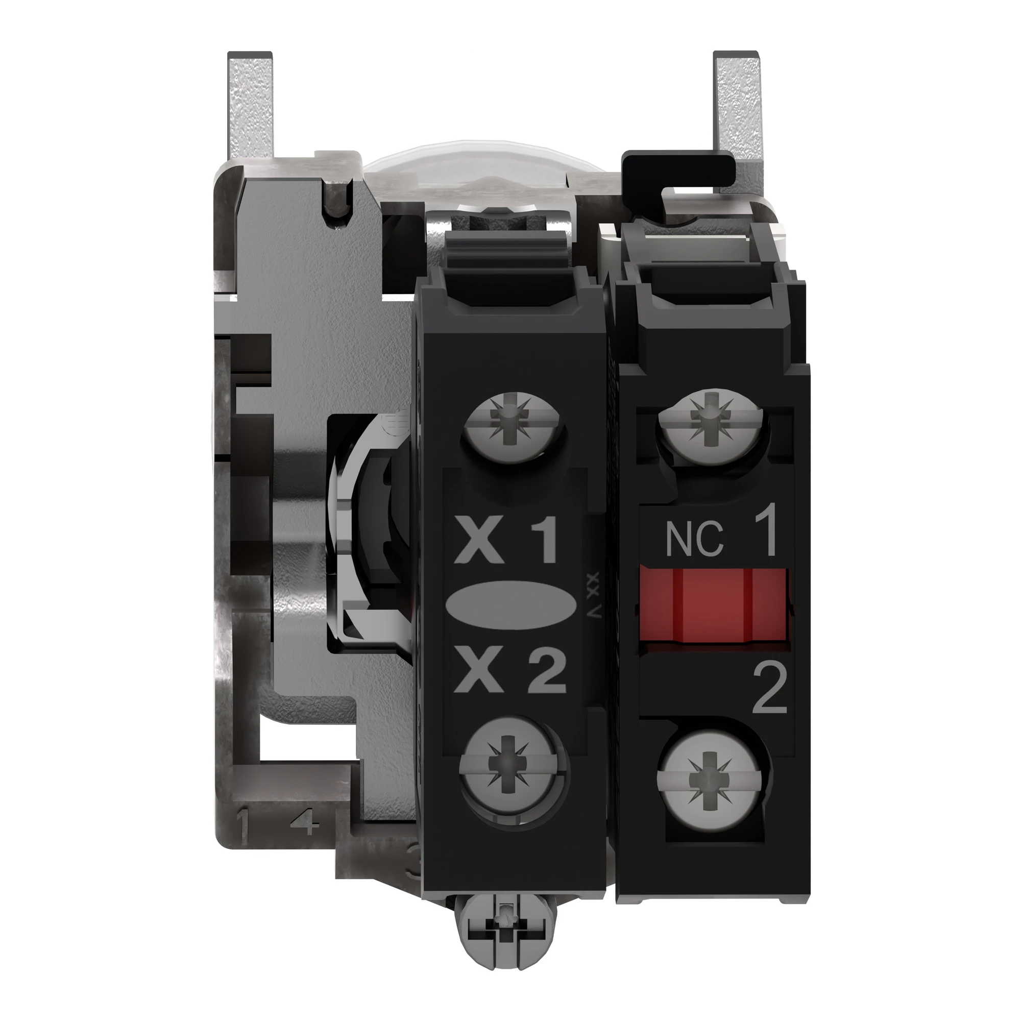 Schneider Electric XB4BP483B5EX Illuminated pushbutton, Harmony XB4, metal, 22mm, red, unmarked, spring return, with protective cover, 1NC, 24V ACDC, ATEX (img_003) Schneider Electric XB4BP483B5EX Illuminated pushbutton, Harmony XB4, metal, 22mm, red, unmarked, spring return, with protective cover, 1NC, 24V ACDC, ATEX (img_003)