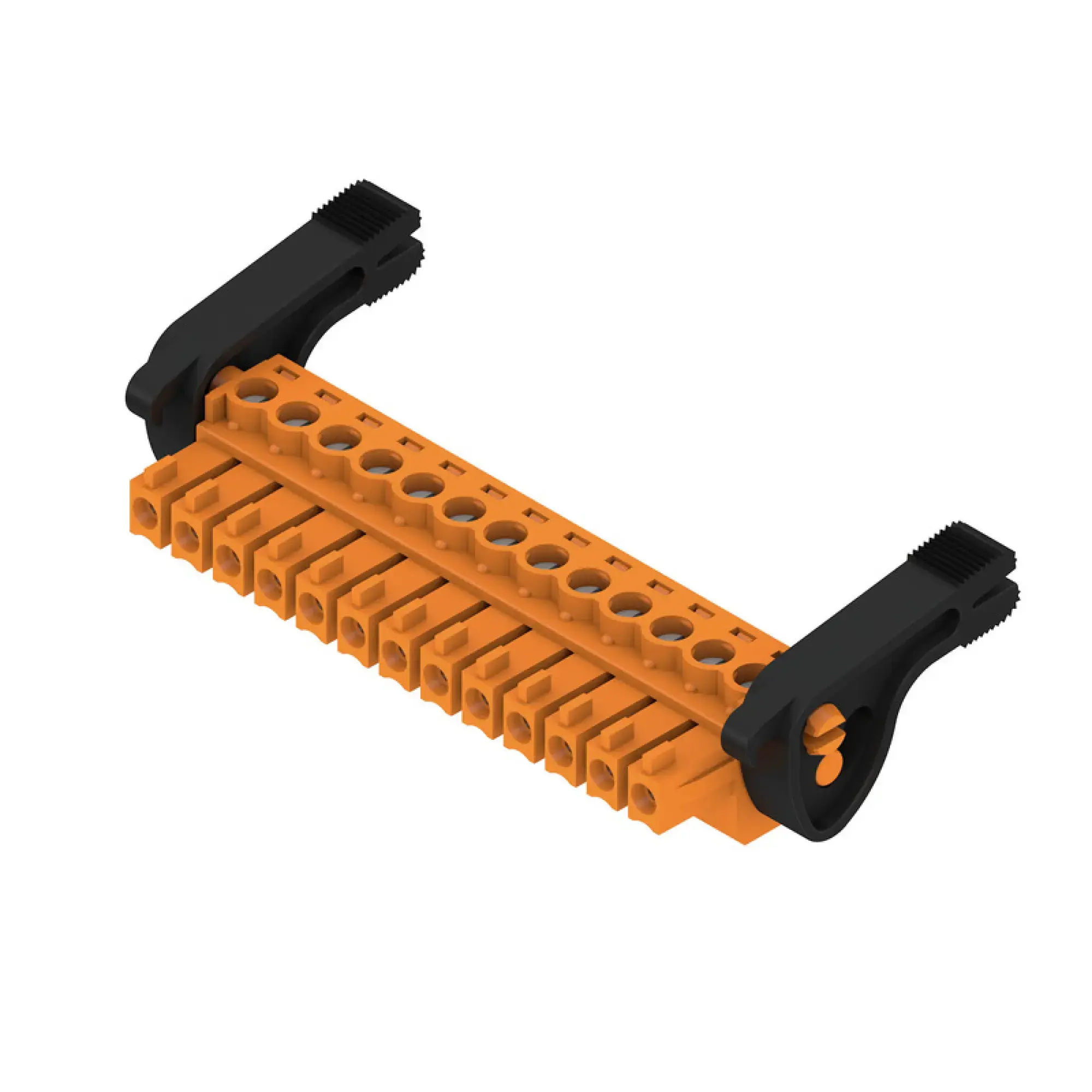 Weidmüller 2442460000 PCB connector (wire connection), 160 V, 17.5 A, Pitch in mm: 3.81, 1.5 mm², Number of poles: 13, Clamping yoke connection, Box (img_001)
