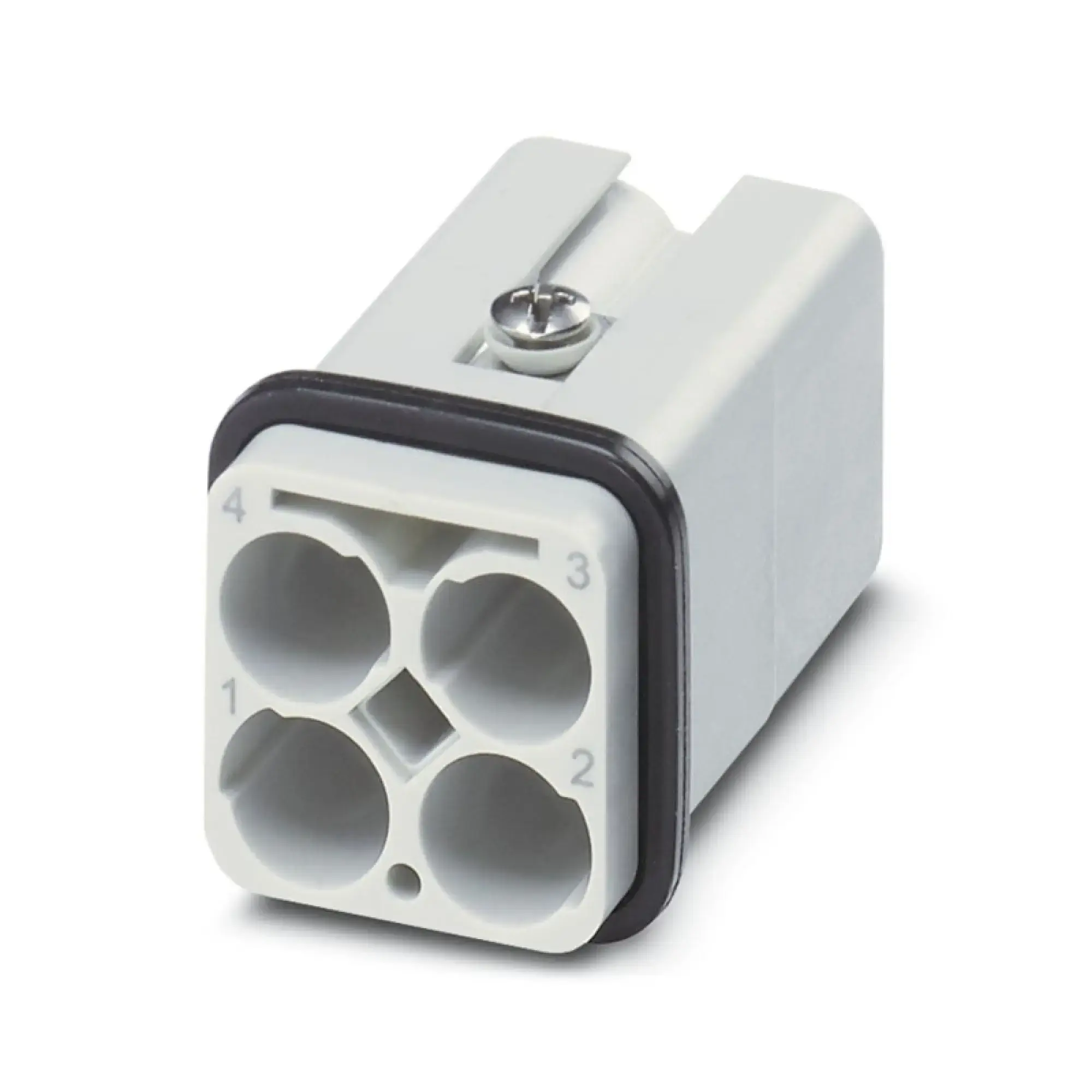 Weidmüller 3103540000 Module insert for industrial connector, 830 V, 40 A, Number of poles: 4, Crimp contact, Male, Required plug-in slots: (img_001) Weidmüller 3103540000 Module insert for industrial connector, 830 V, 40 A, Number of poles: 4, Crimp contact, Male, Required plug-in slots: (img_001)