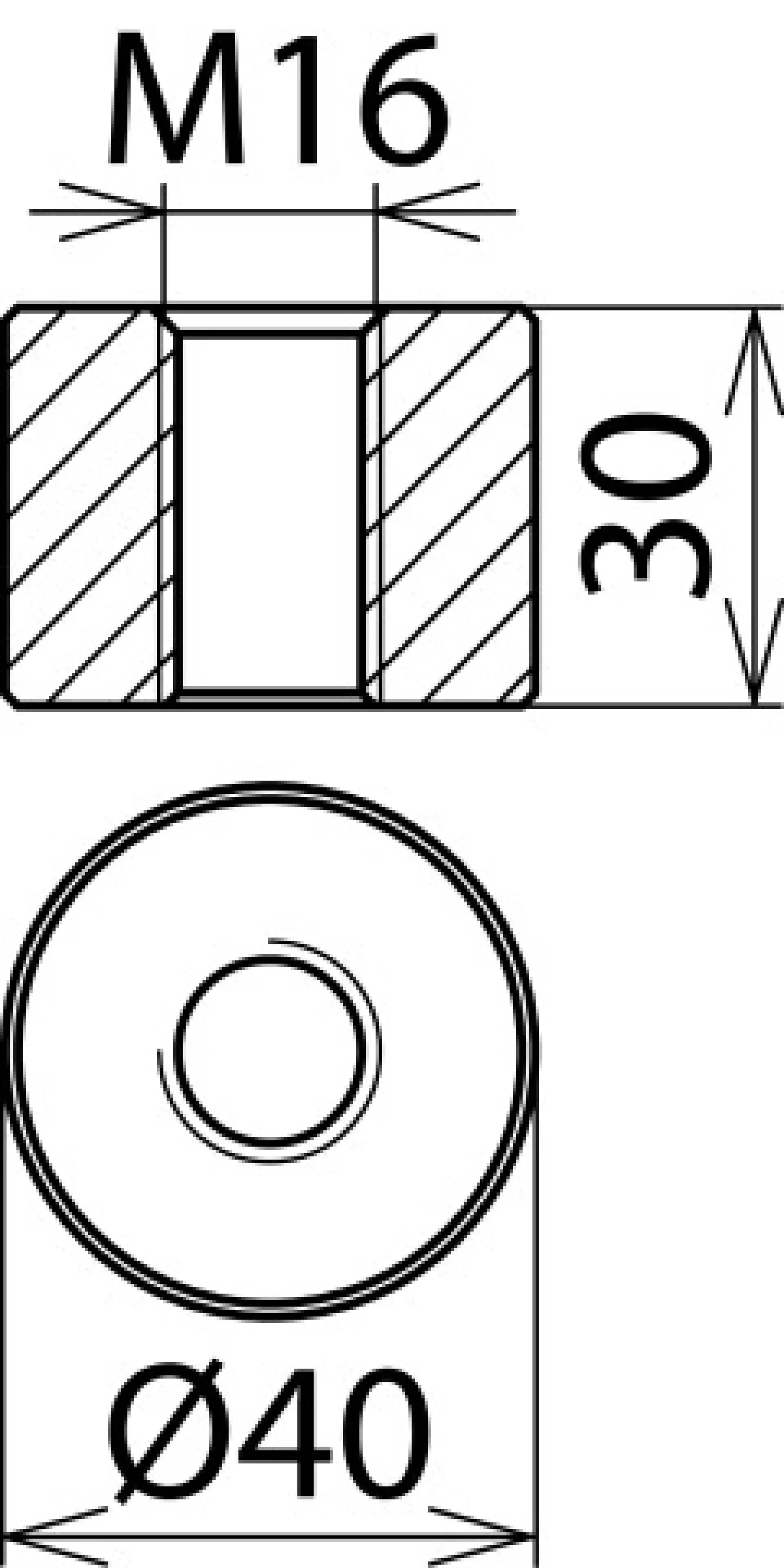 Dehn 336025 Welding-type connector, with M16 female thread St/galZn - KIT - (img_002)