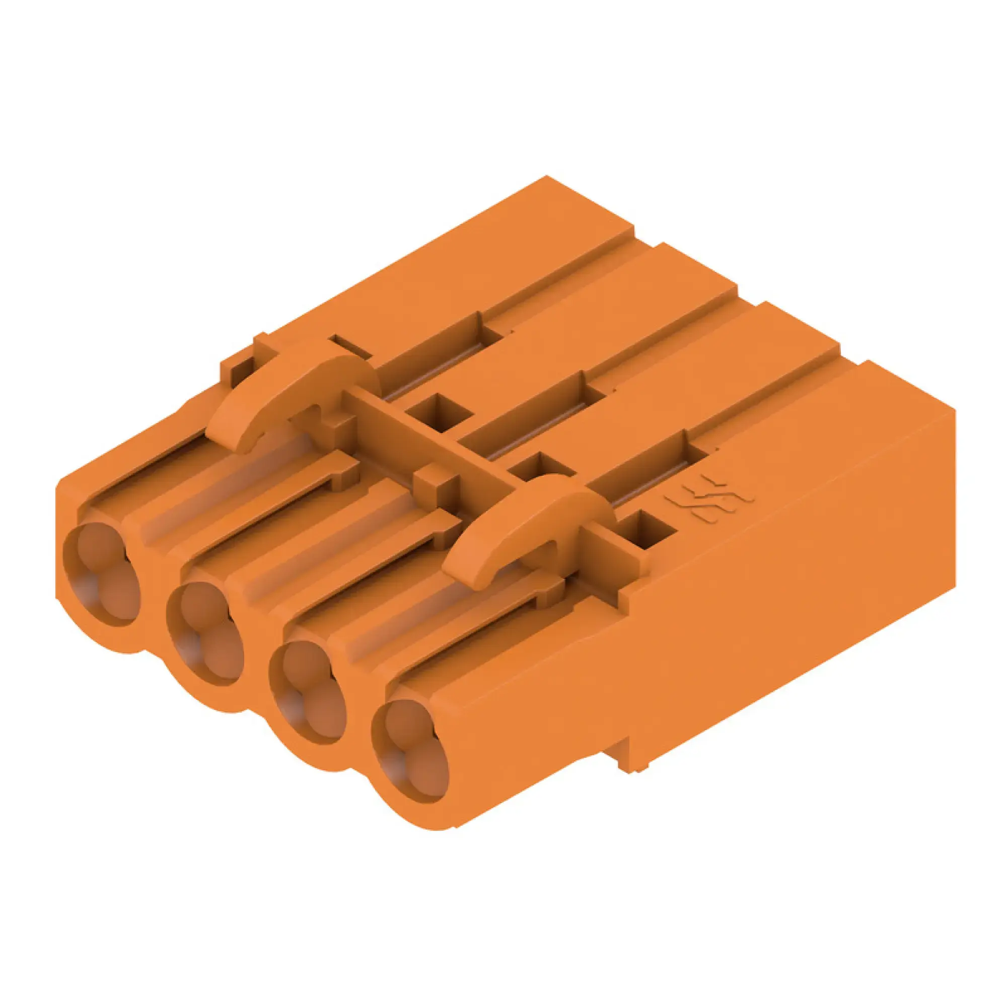 Weidmüller 1610510000 PCB connector (wire connection), 320 V, 21 A, Pitch in mm: 5.08, 2.5 mm², Number of poles: 4, Crimp connection, Box (img_001)